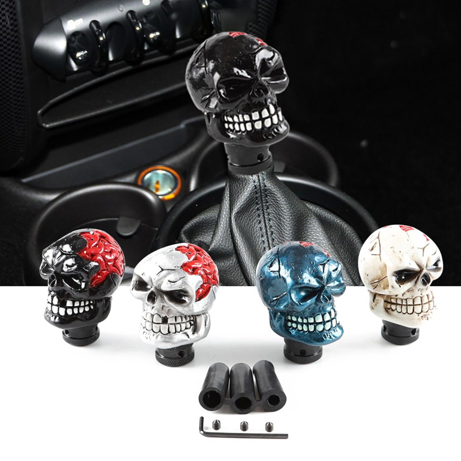 Skull Gear Shifter Knob Fit Manual Transmission Vehicles Manual Shifter Knob Black