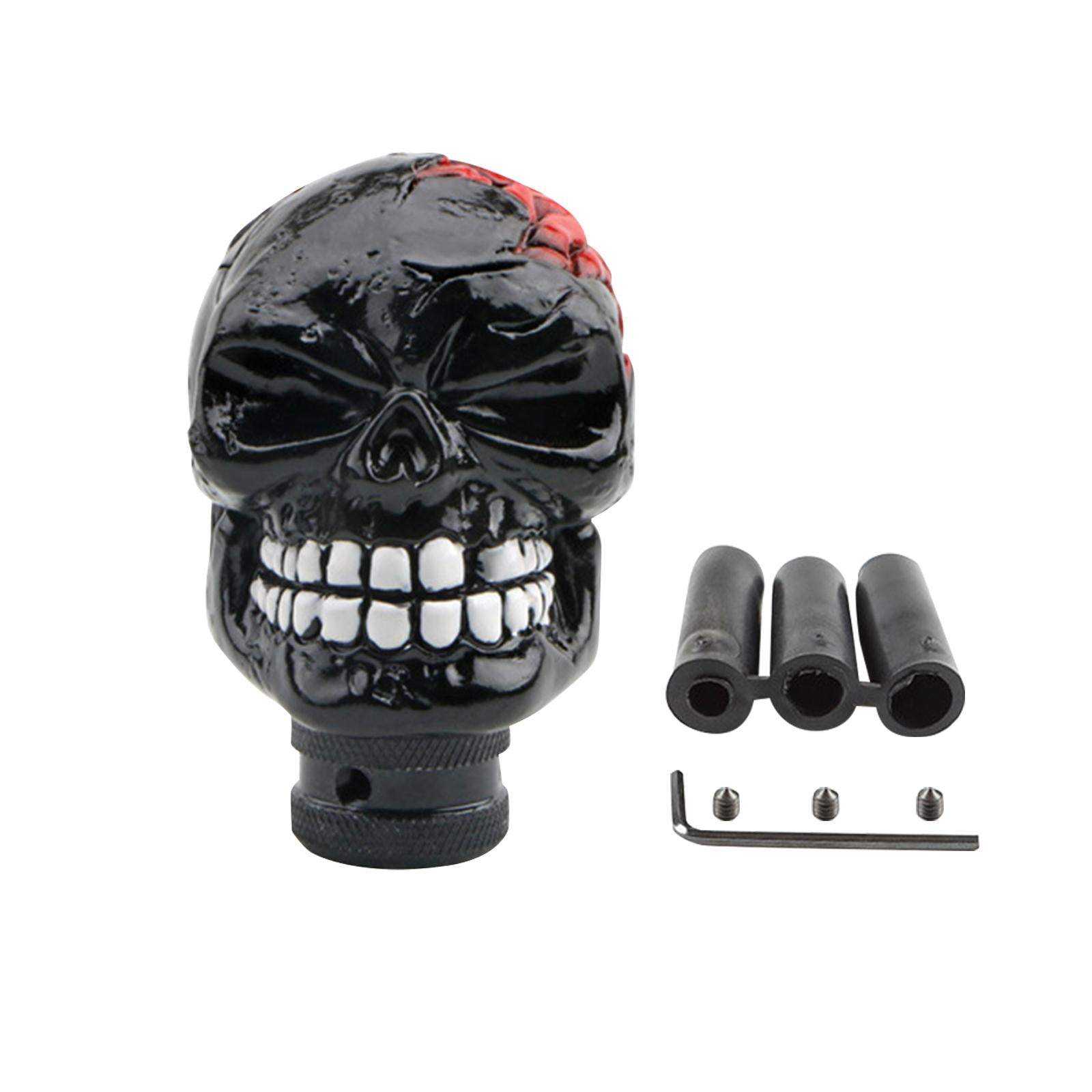 Skull Gear Shifter Knob Fit Manual Transmission Vehicles Manual Shifter Knob Black