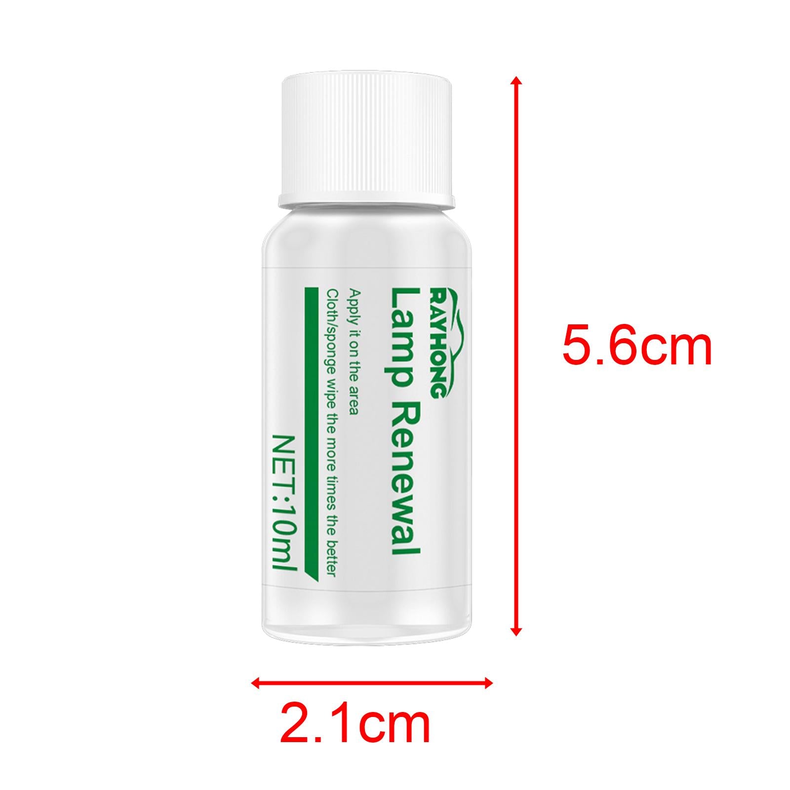 Headlight Polisher Restorer for Lights Car Windows Brake Lights 10ml