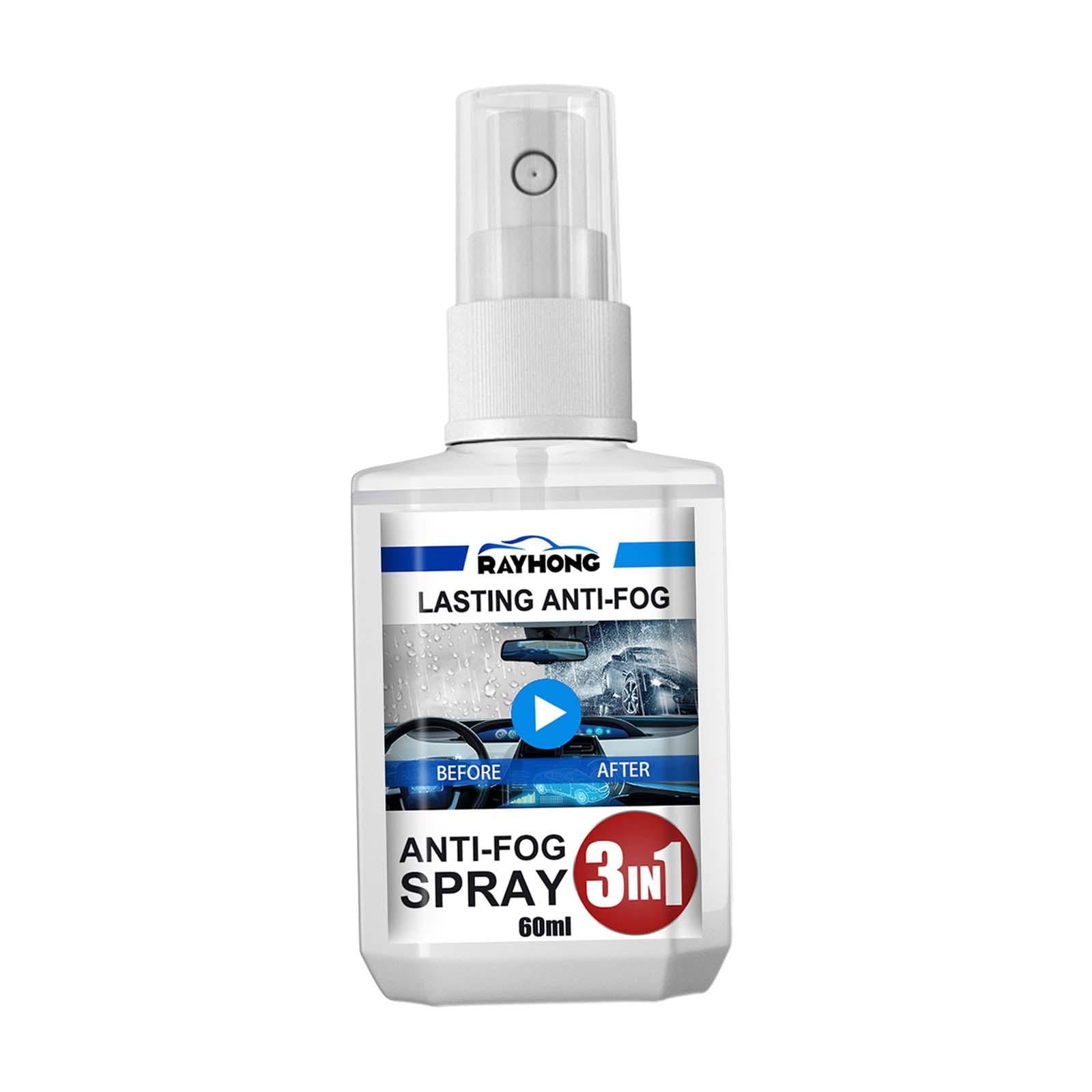 4x3 in 1 Anti Fog Spray 2 Liquid Cleaner and Protector for Suvs Mirrors