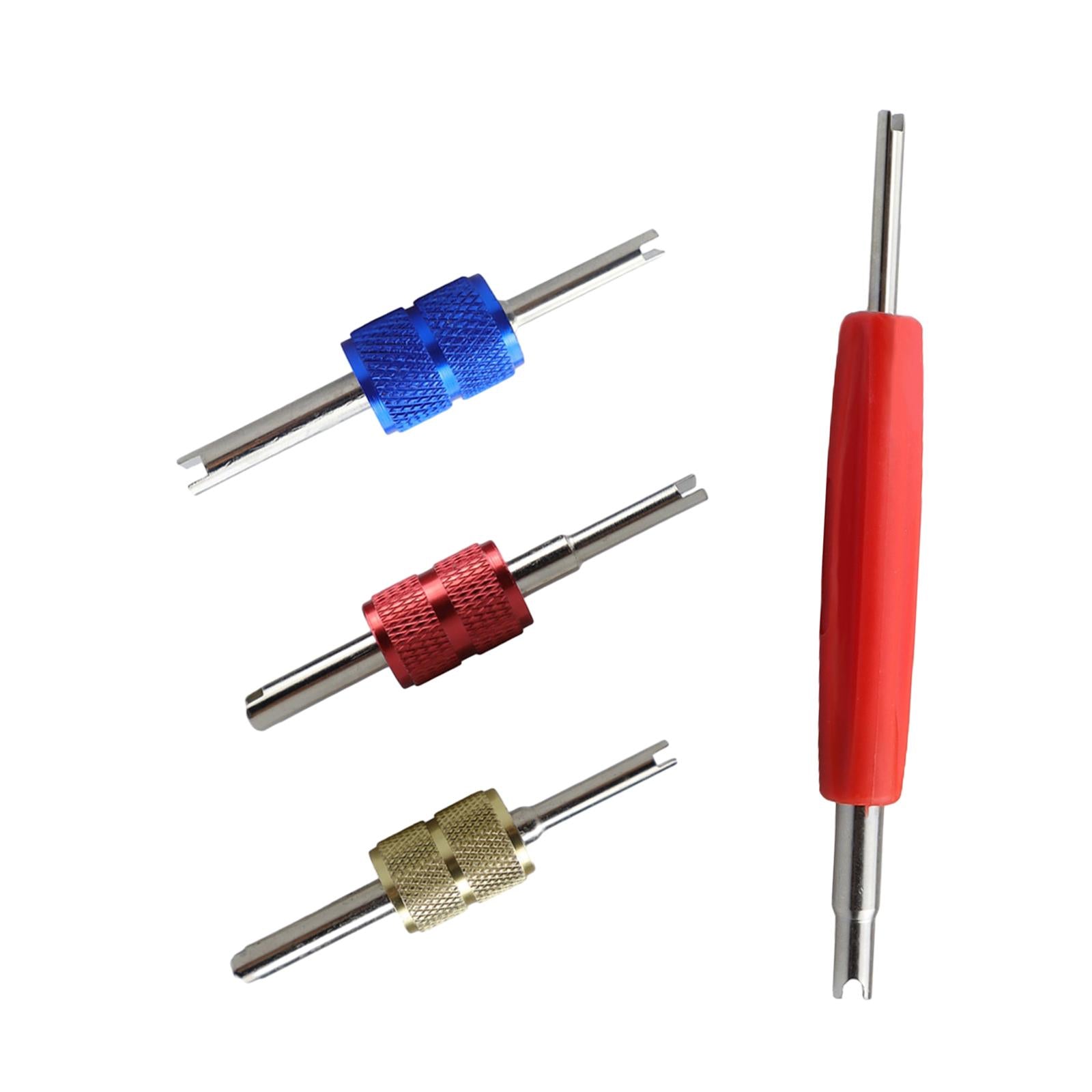4 Pieces Tire Valve Stem Removal Air Conditioning Valve Core Remover