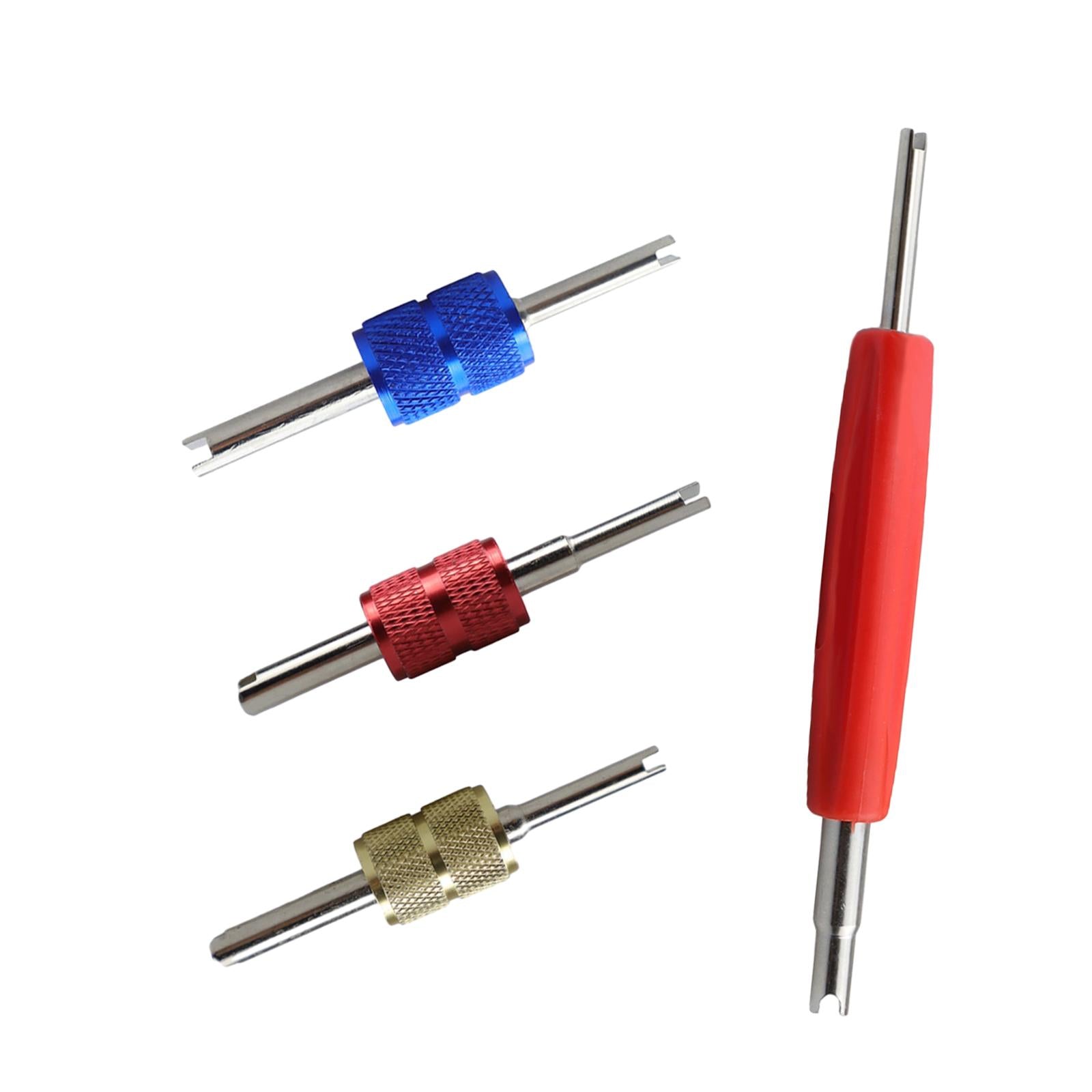 4 Pieces Tire Valve Stem Removal Air Conditioning Valve Core Remover