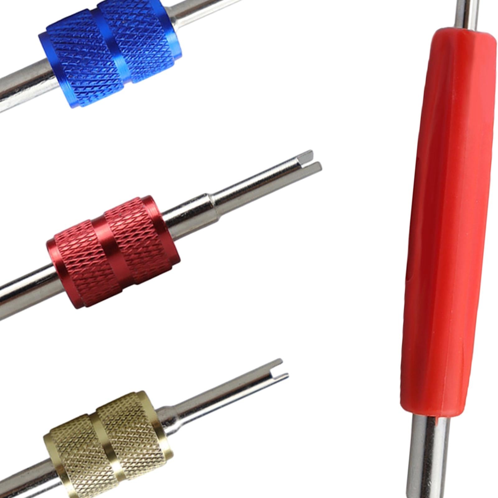 4 Pieces Tire Valve Stem Removal Air Conditioning Valve Core Remover