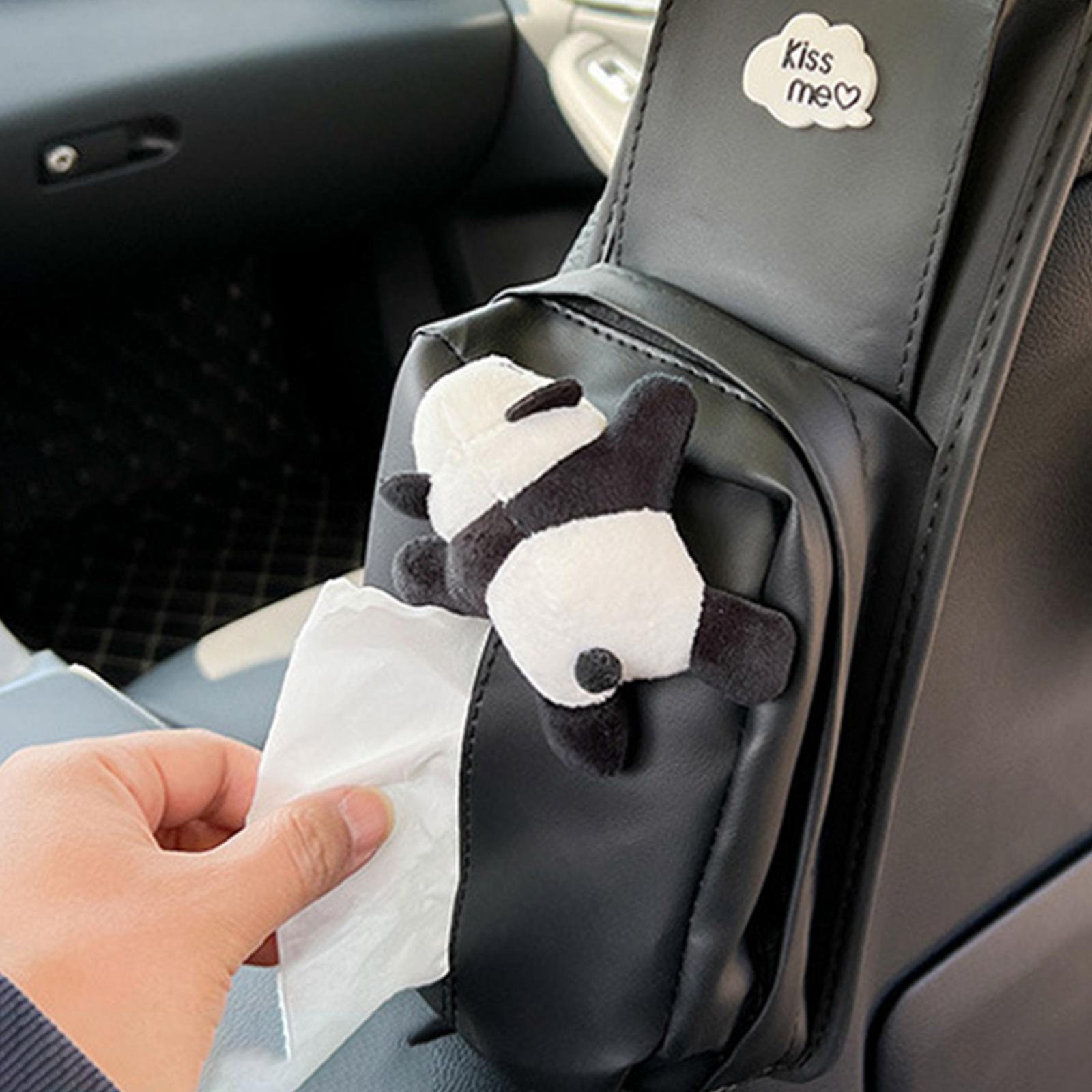 Car Seat Side Storage Organizer Quick Installation Dustproof Auto Tissue Box