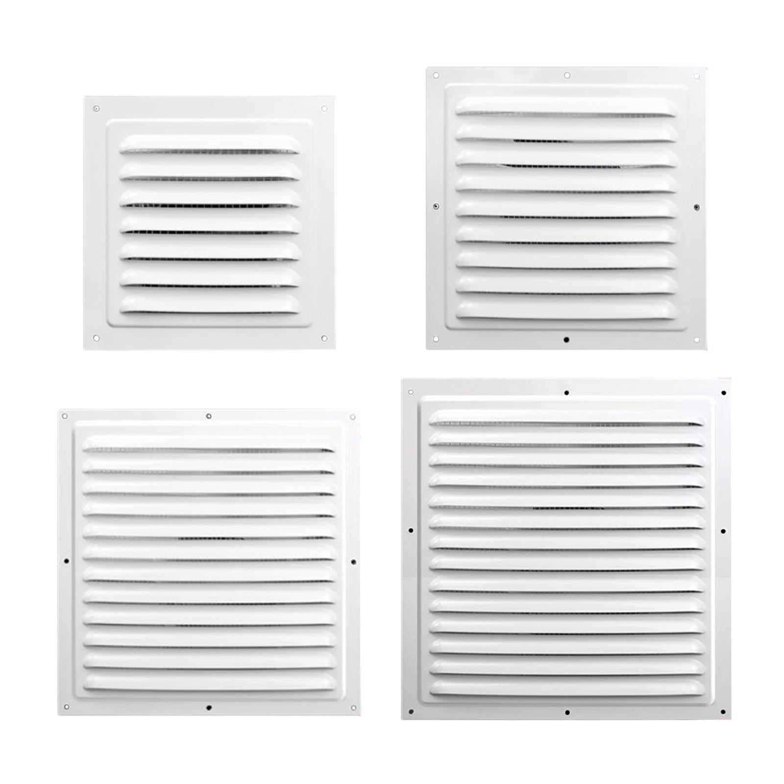 2xAir Vent Cover Aluminum Alloy Air Vent Grille for Campers Wall Bathroom 15cm