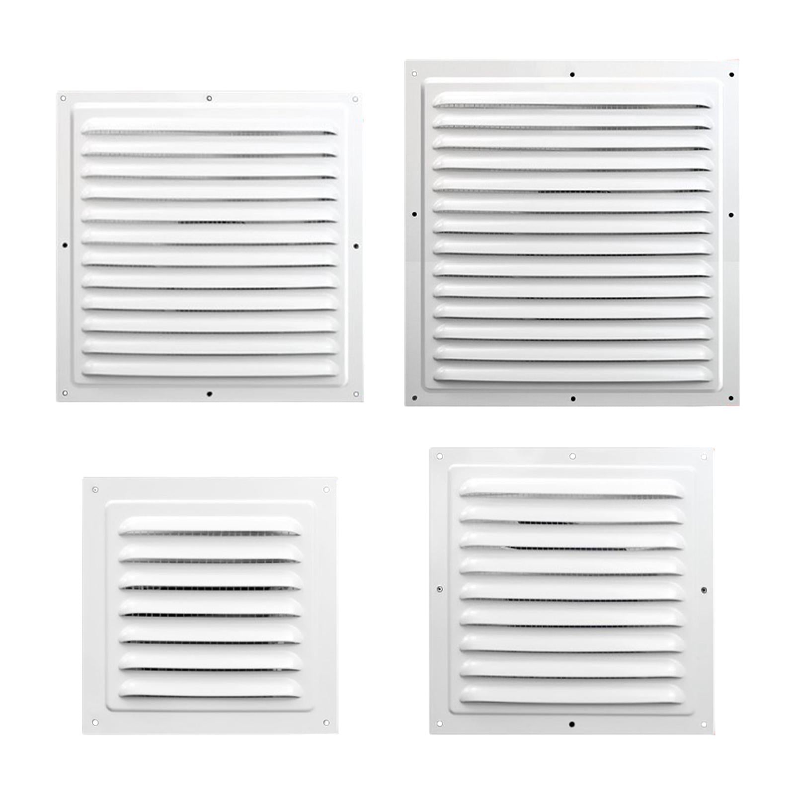 2xAir Vent Cover Aluminum Alloy Air Vent Grille for Campers Wall Bathroom 15cm