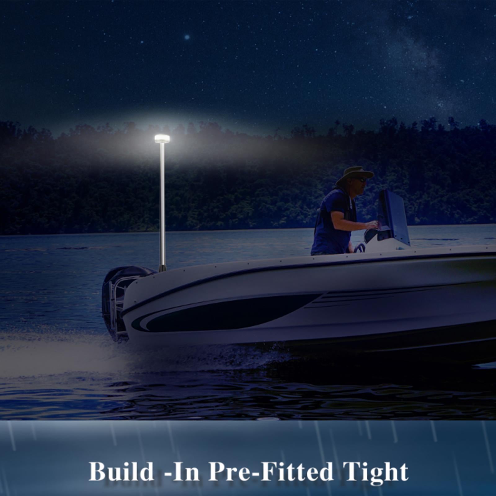 Boat Navigation Light Plug in Mount Pole Light Waterproof Marine Stern Light