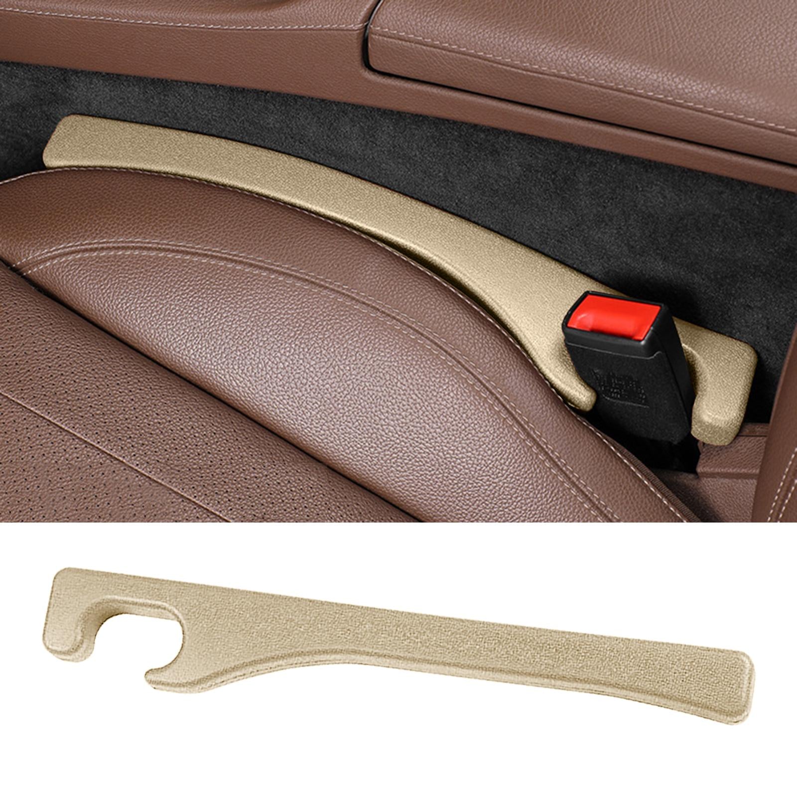 Car Seat Gap Fillers Soft Crevice Crack Plug Drop Blocker for Cars Suvs 1 Piece Beige