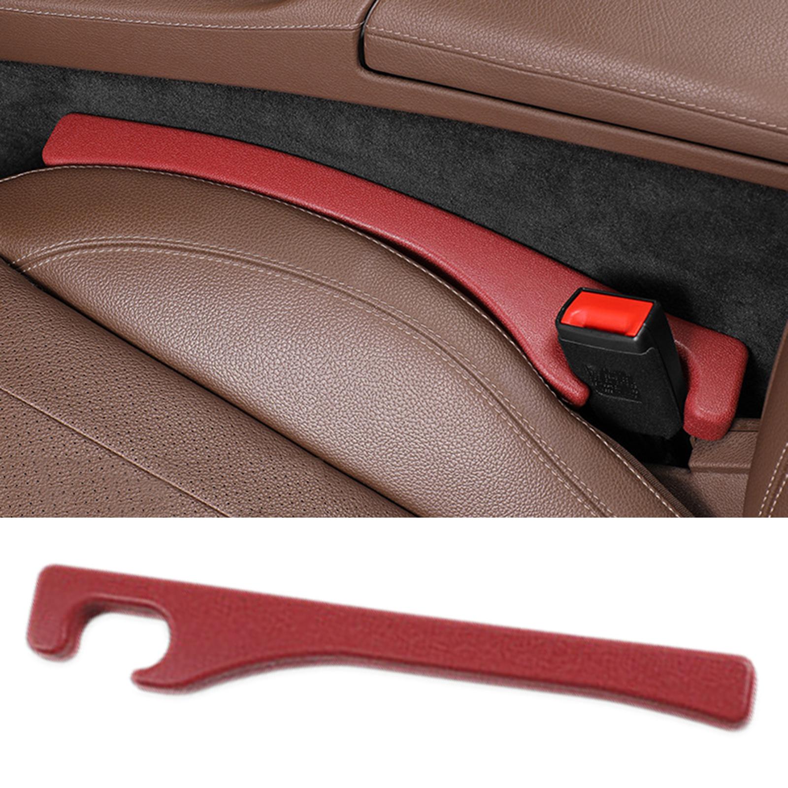 Car Seat Gap Fillers Soft Crevice Crack Plug Drop Blocker for Cars Suvs 1 Piece Red