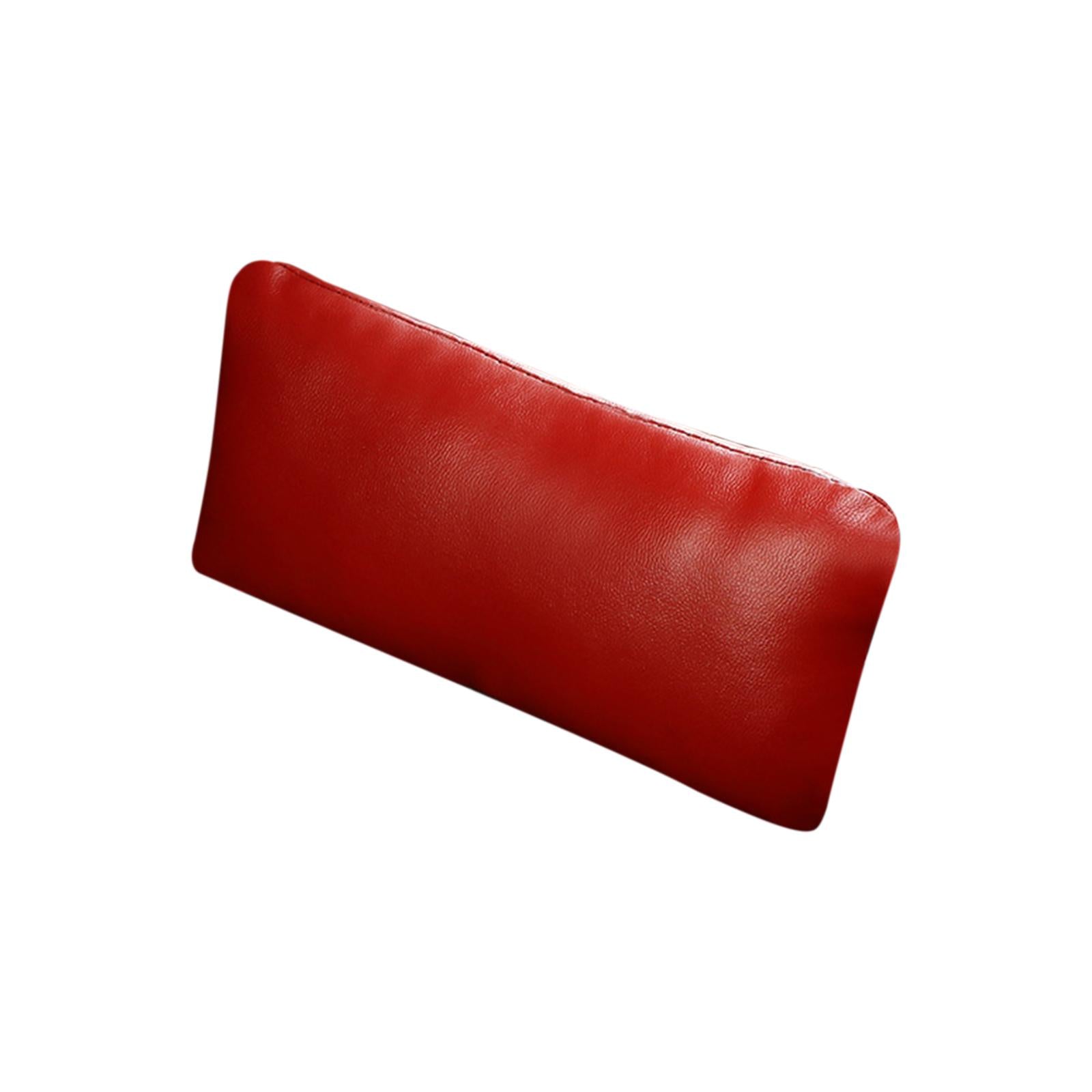 Car Knee Pad Cushion Car Center Console Knee Leg Elbow Cushion Pad Universal red