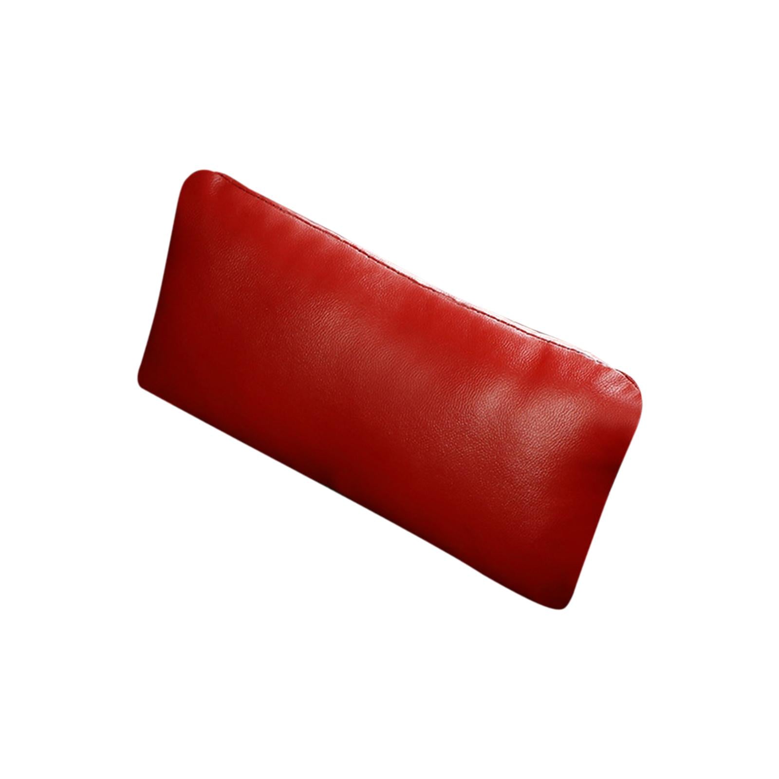 Car Knee Pad Cushion Car Center Console Knee Leg Elbow Cushion Pad Universal red