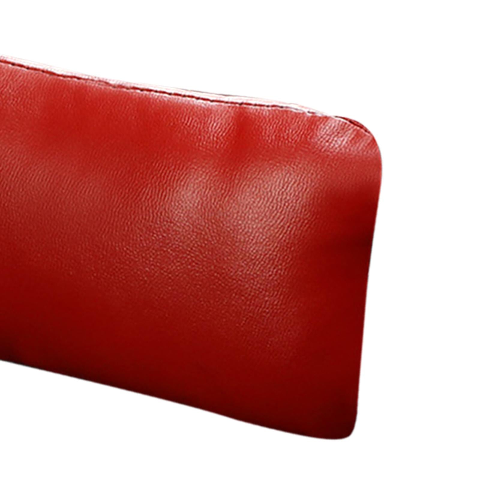 Car Knee Pad Cushion Car Center Console Knee Leg Elbow Cushion Pad Universal red