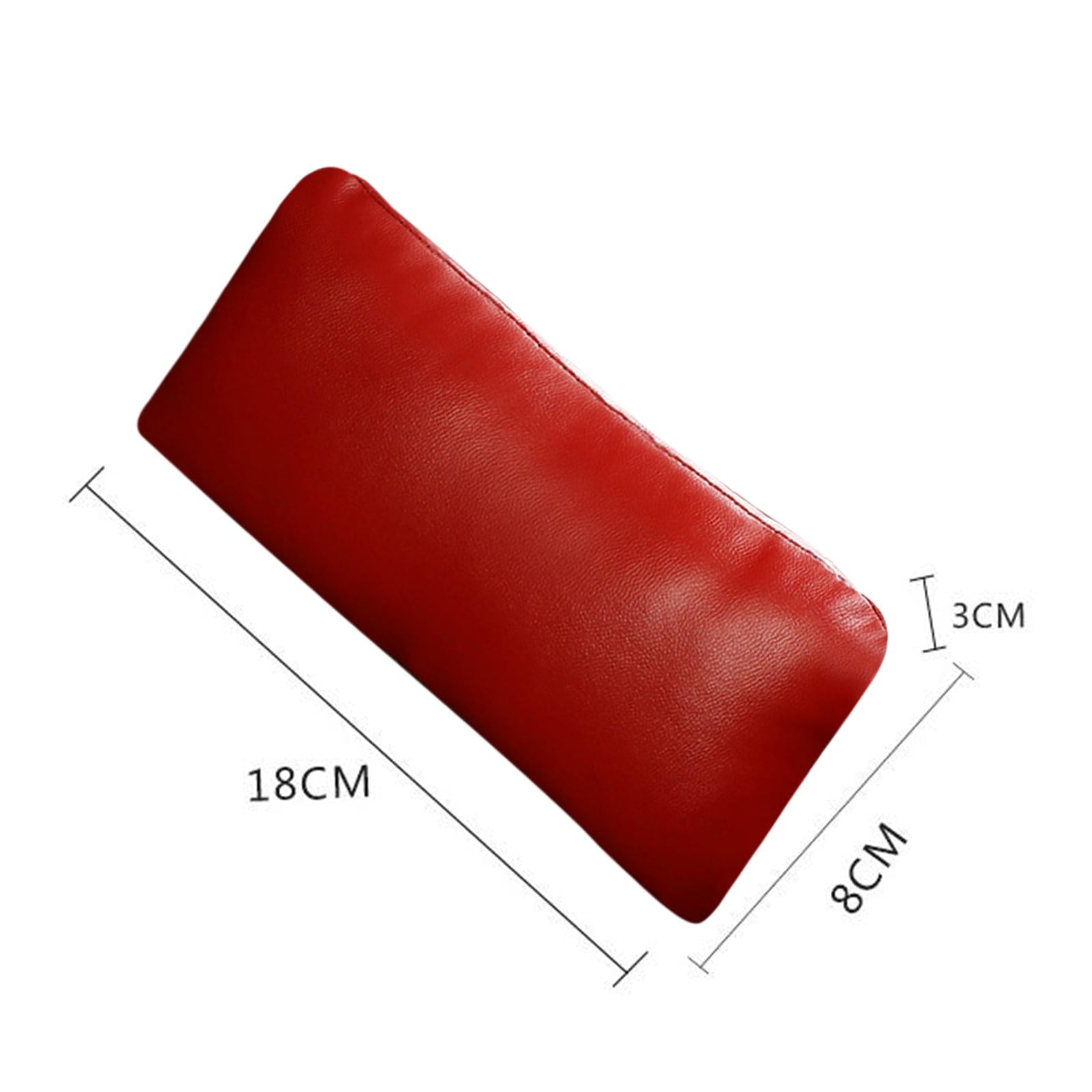 Car Knee Pad Cushion Car Center Console Knee Leg Elbow Cushion Pad Universal red