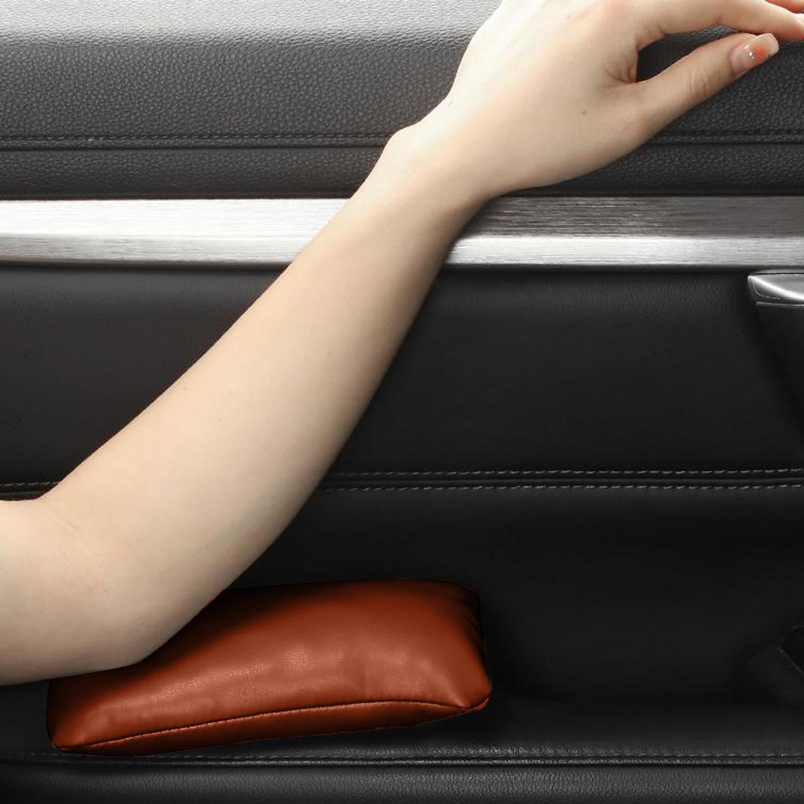 Car Knee Pad Cushion Car Center Console Knee Leg Elbow Cushion Pad Universal brown