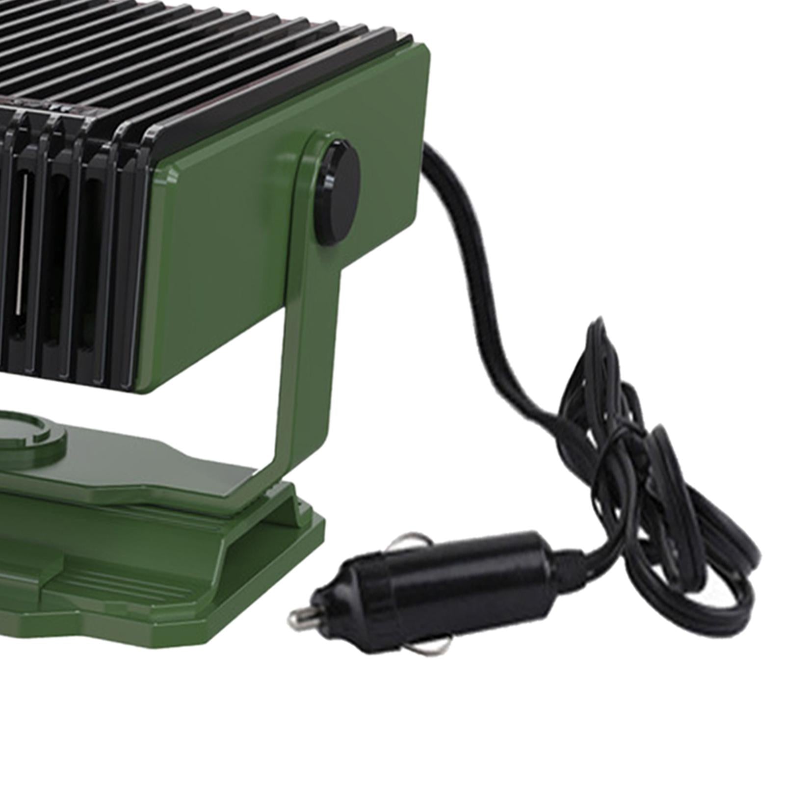 Car Heater Quick Heating 12V 150W Auto Heating Fan for Vehicles Boat RV Green