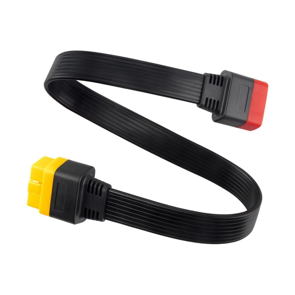 Extension Cable TPU Flat Ribbon Cable for OBDII Vehicle 60CM
