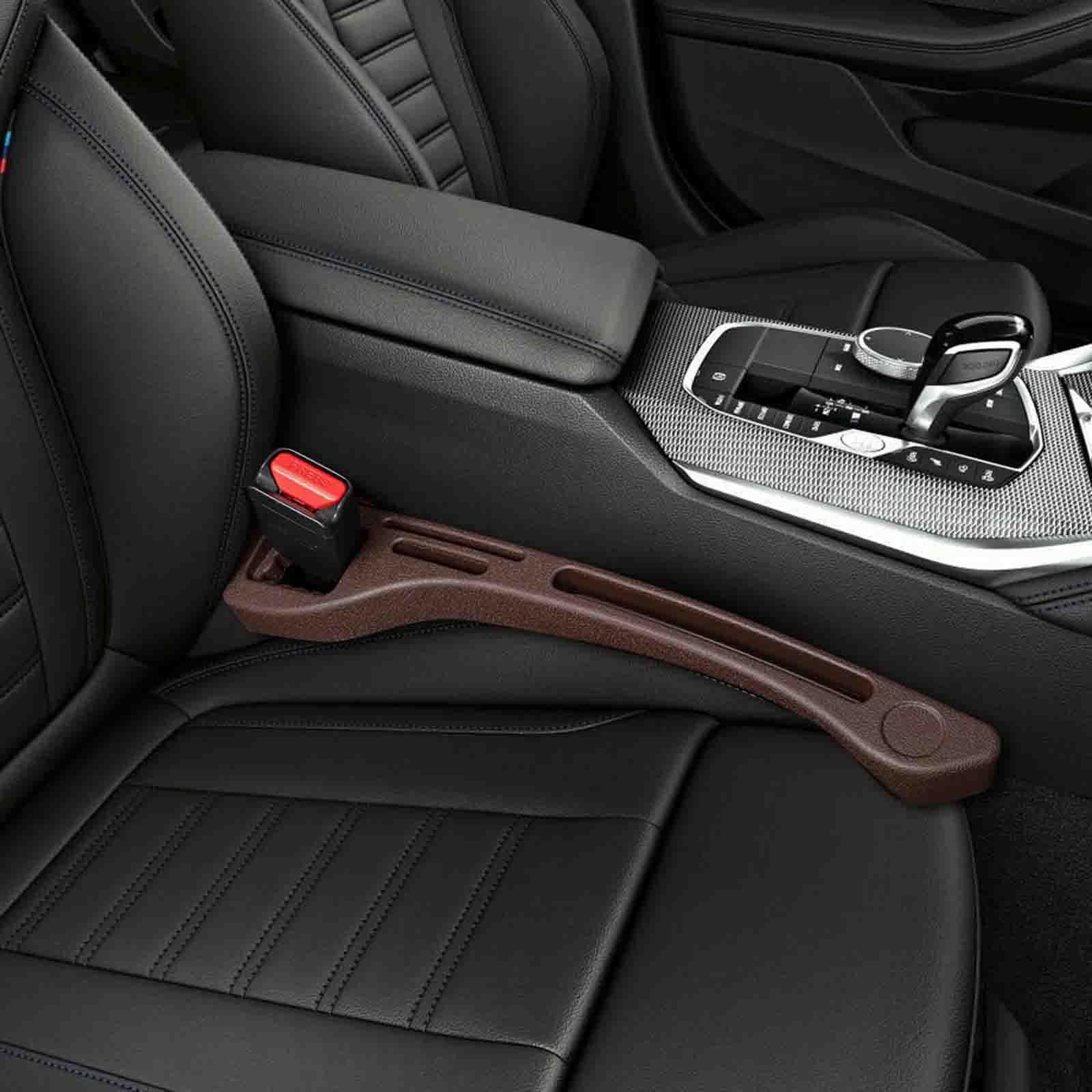 Auto Car Seat Gap Filler Strip Storage Car Crevice Plug Drop Blocker Brown copilot