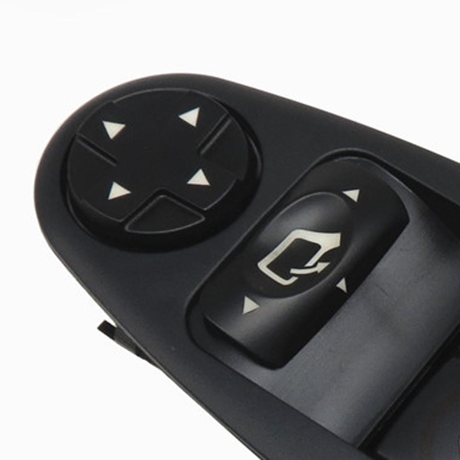 Master Power Window Mirror Switch 6554ZJ Sturdy Black for Citroen 07-16