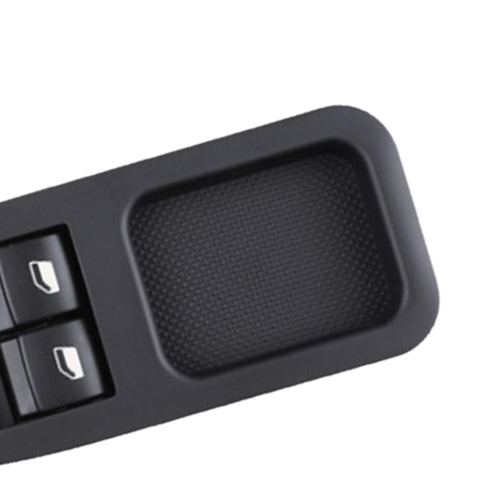 Master Power Window Mirror Switch 6554ZJ Sturdy Black for Citroen 07-16