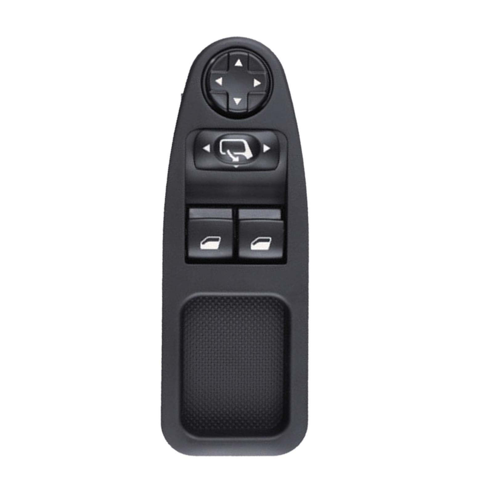 Master Power Window Mirror Switch 6554ZJ Sturdy Black for Citroen 07-16