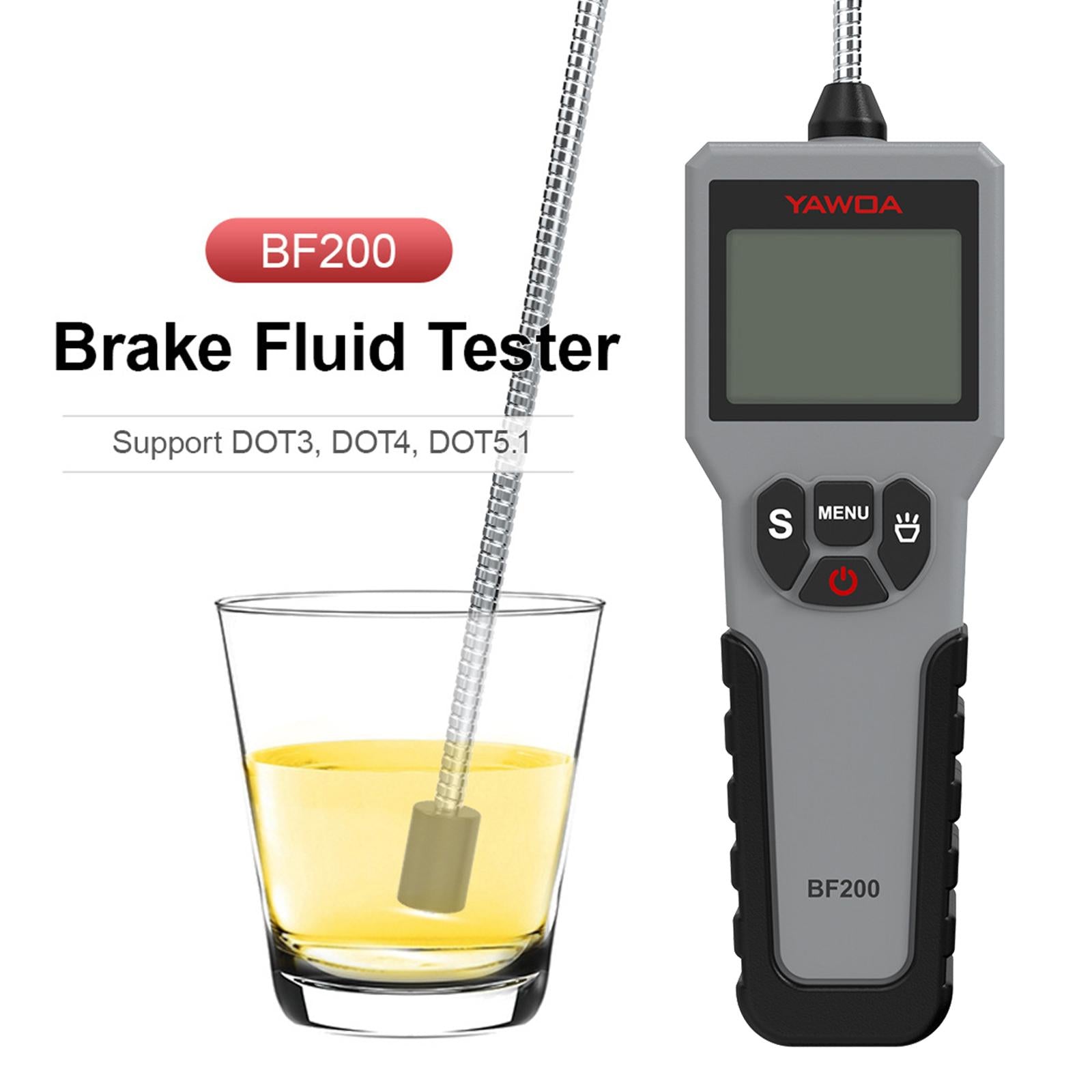 Car Brake Fluid Tester Durable Oil Moisture Analyzer for Motorbike Auto
