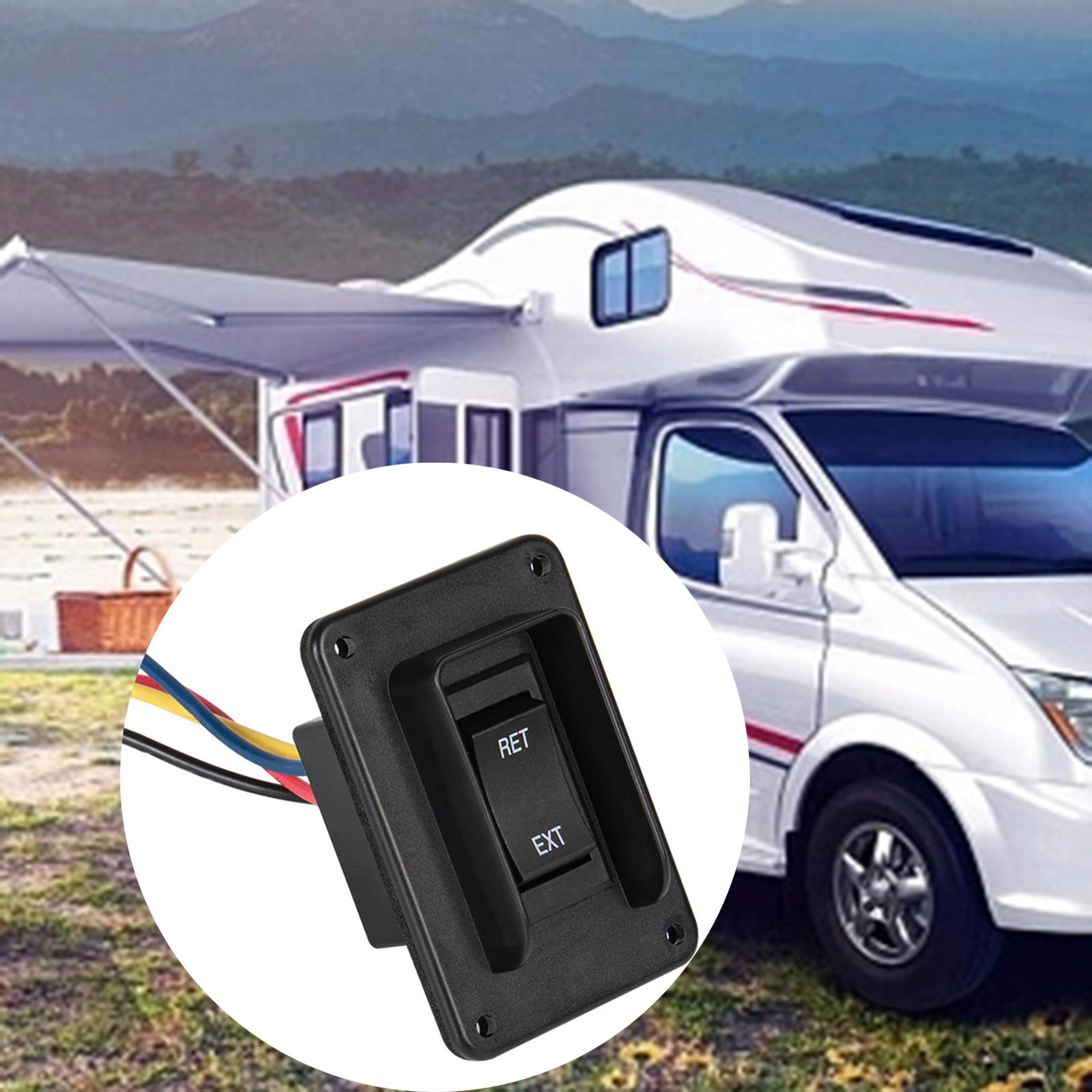 Black Power Stabilizer Switch Durable for Trailer Components 12V 24V RV