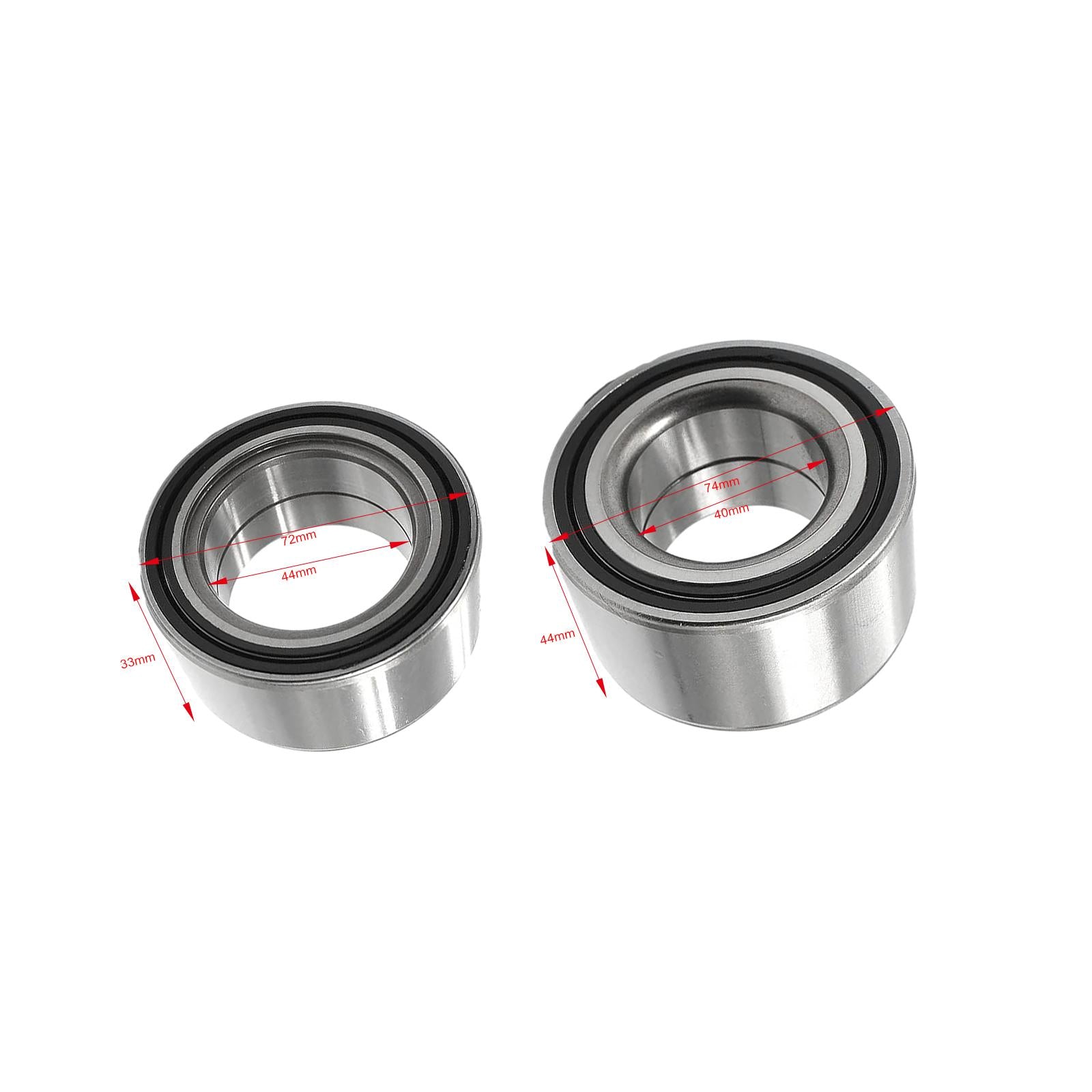 4x Front and Rear Wheel Bearings for Polaris 570 Efi RZR 800