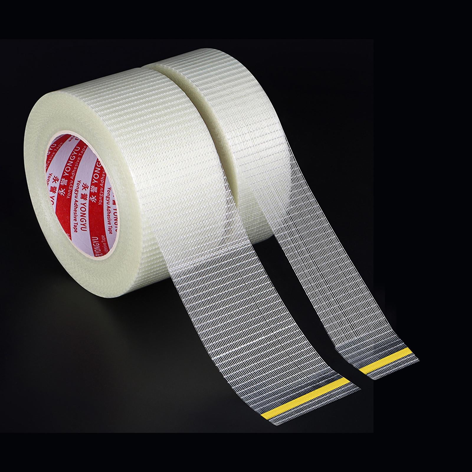 3xFiberglass Tape Filament Reinforced Strapping Tape for Packaging Fixing 25mm 25 Meters