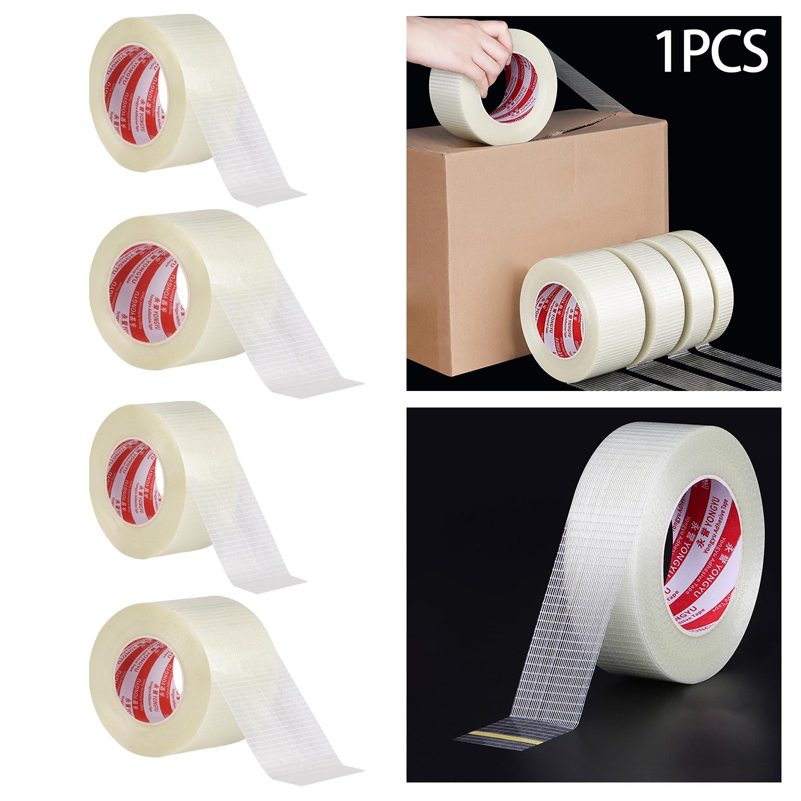 3xFiberglass Tape Filament Reinforced Strapping Tape for Packaging Fixing 25mm 25 Meters