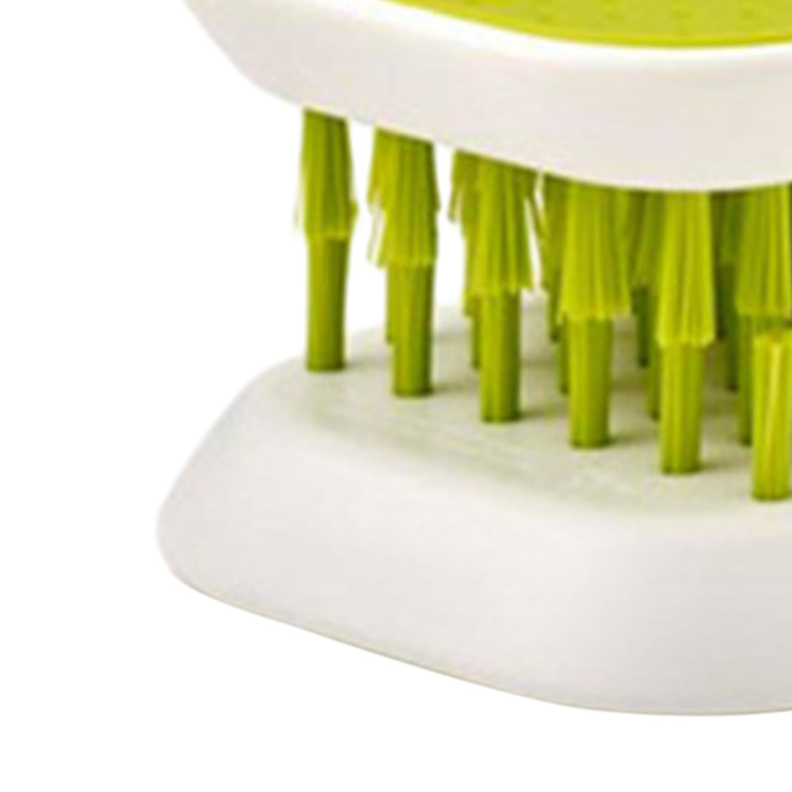 4xKitchen Knife Cleaner Utensil Bristle Cleaning Brush Durable Double Sided