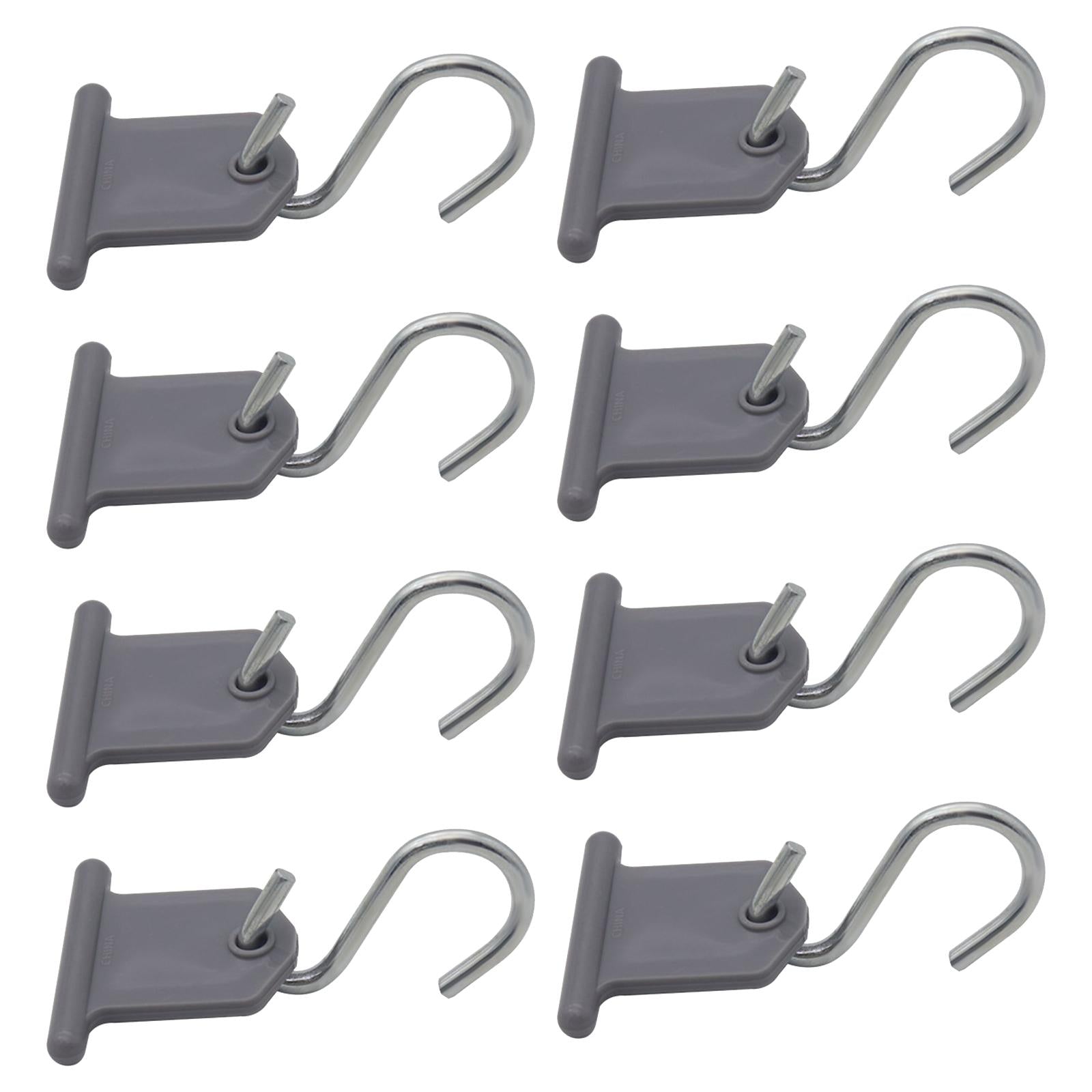 8x S Shaped Hooks Hangers Backpacking Wreaths Indoor Outdoor RV Awning Hooks