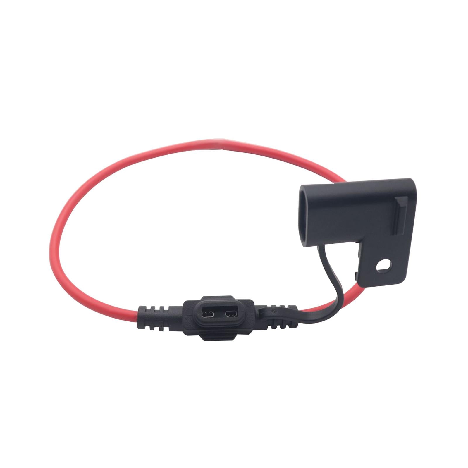Inline Fuse Holder Durable Accessory Waterproof for ATV Automotive Boat black