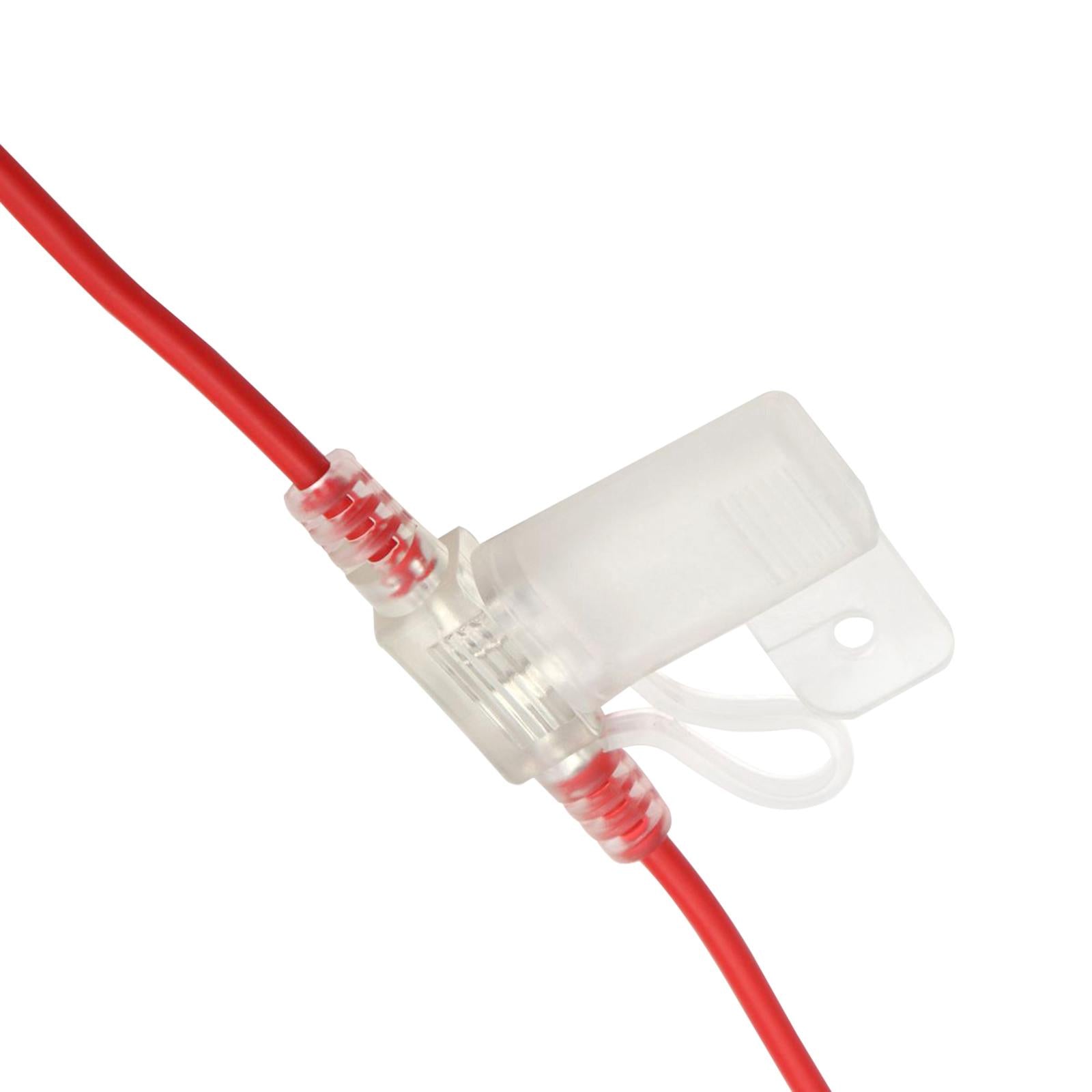 Inline Fuse Holder Durable Accessory Waterproof for ATV Automotive Boat clear