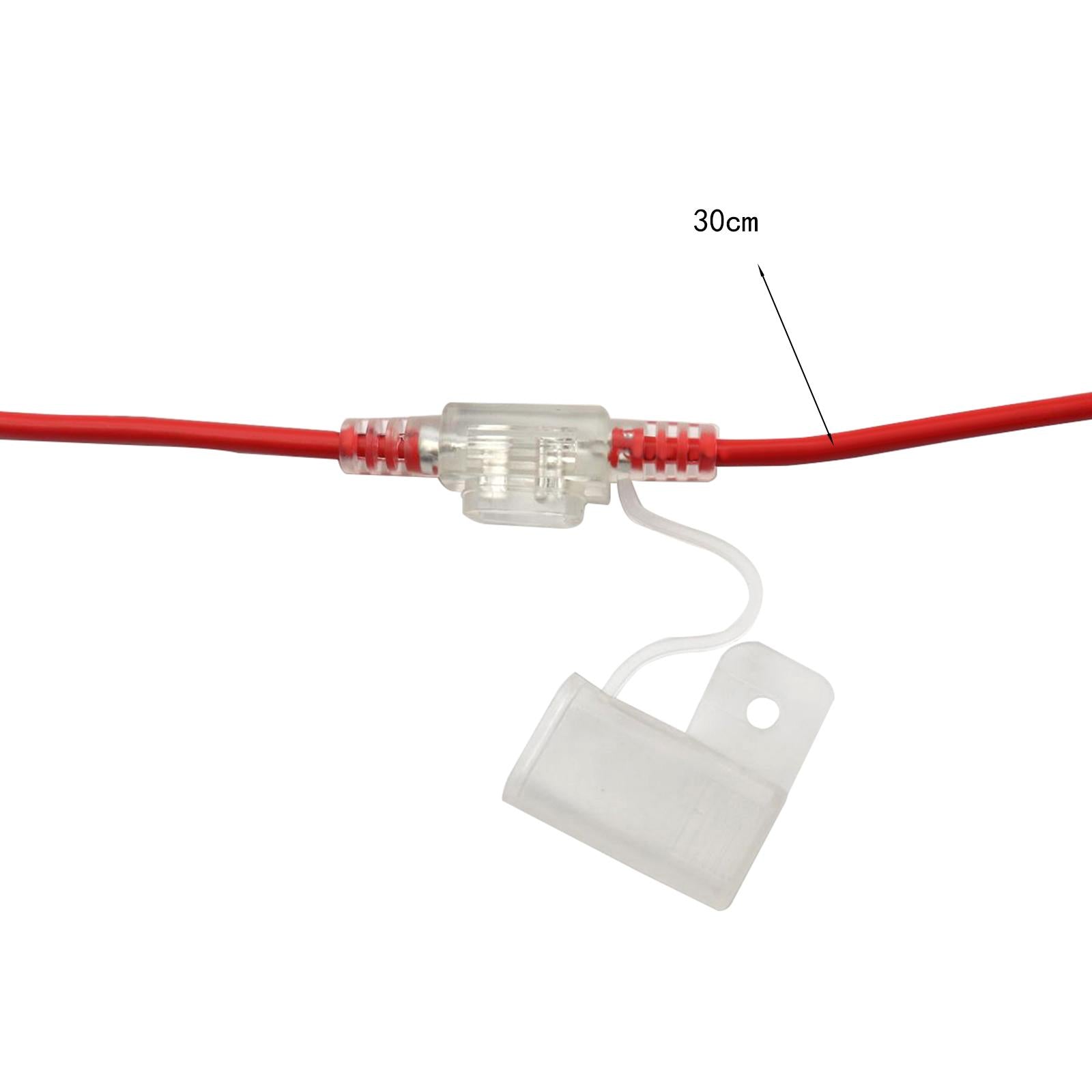 Inline Fuse Holder Durable Accessory Waterproof for ATV Automotive Boat clear