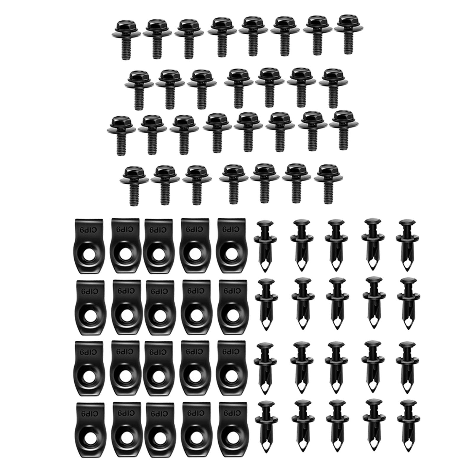Car Body Bolts Body Fenders Bumper Hood Panel Bumper Clips 70pcs 14cmx16cm