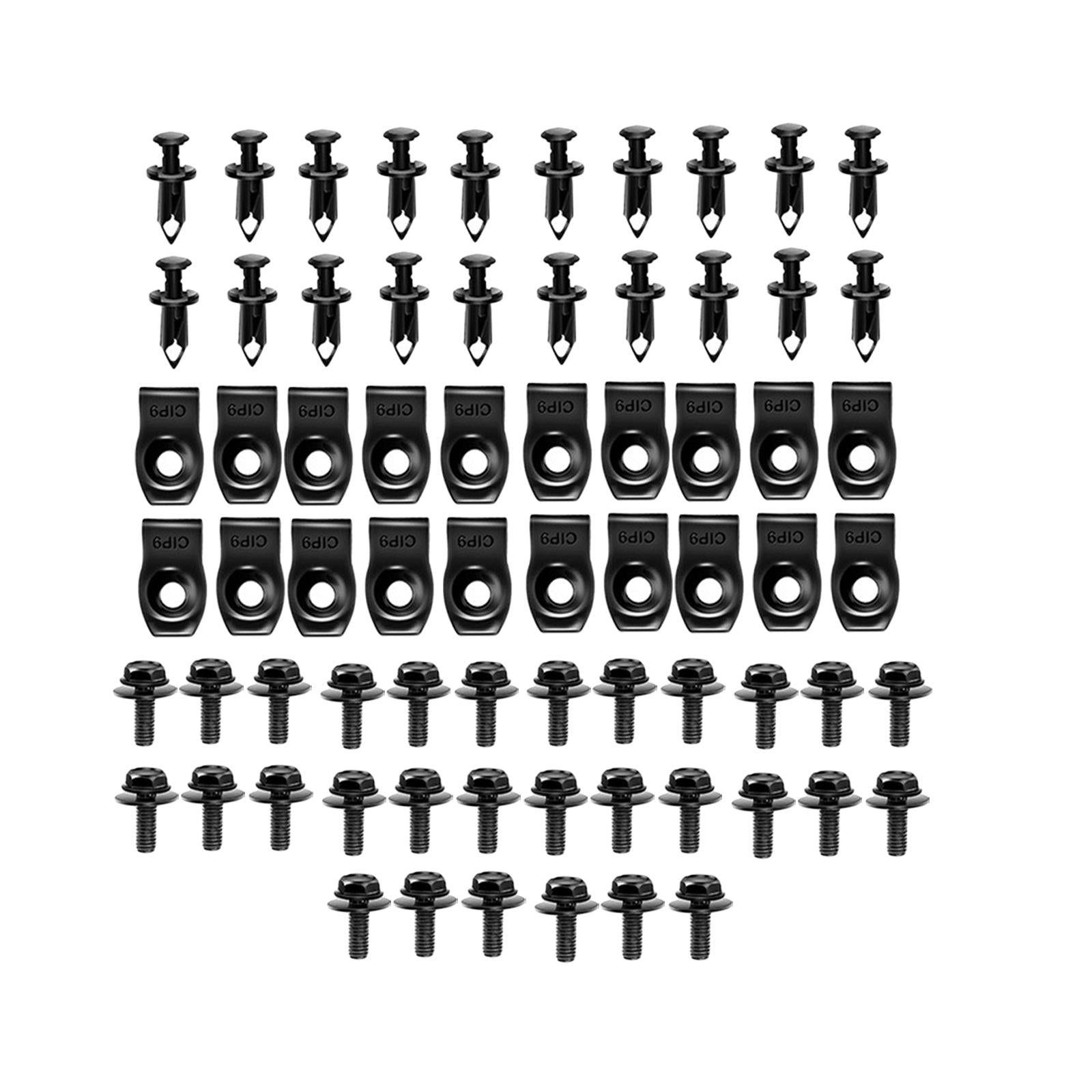 Car Body Bolts Body Fenders Bumper Hood Panel Bumper Clips 70pcs 14cmx16cm