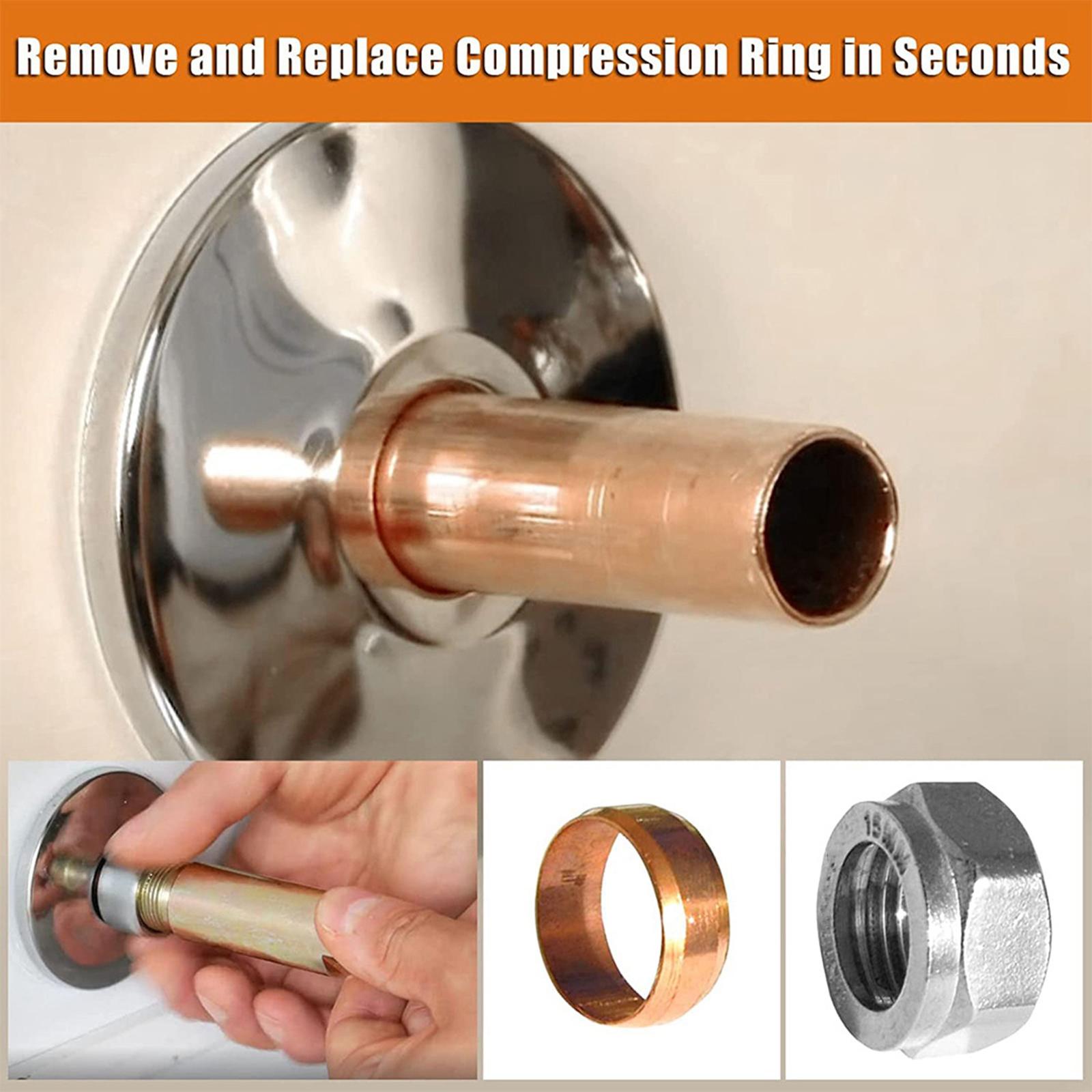 Sleeve Puller Tool 1/2inch Durable Plumbing Rings Removal Tool Ferrule Puller