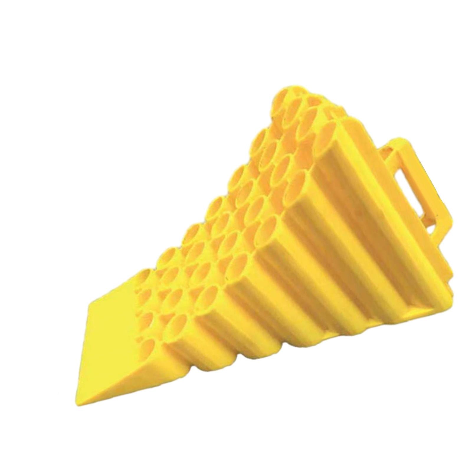 Travel Trailers RV Car Wheel Chock Stopping Device Lightweight Triangle Base 45x25x20cm