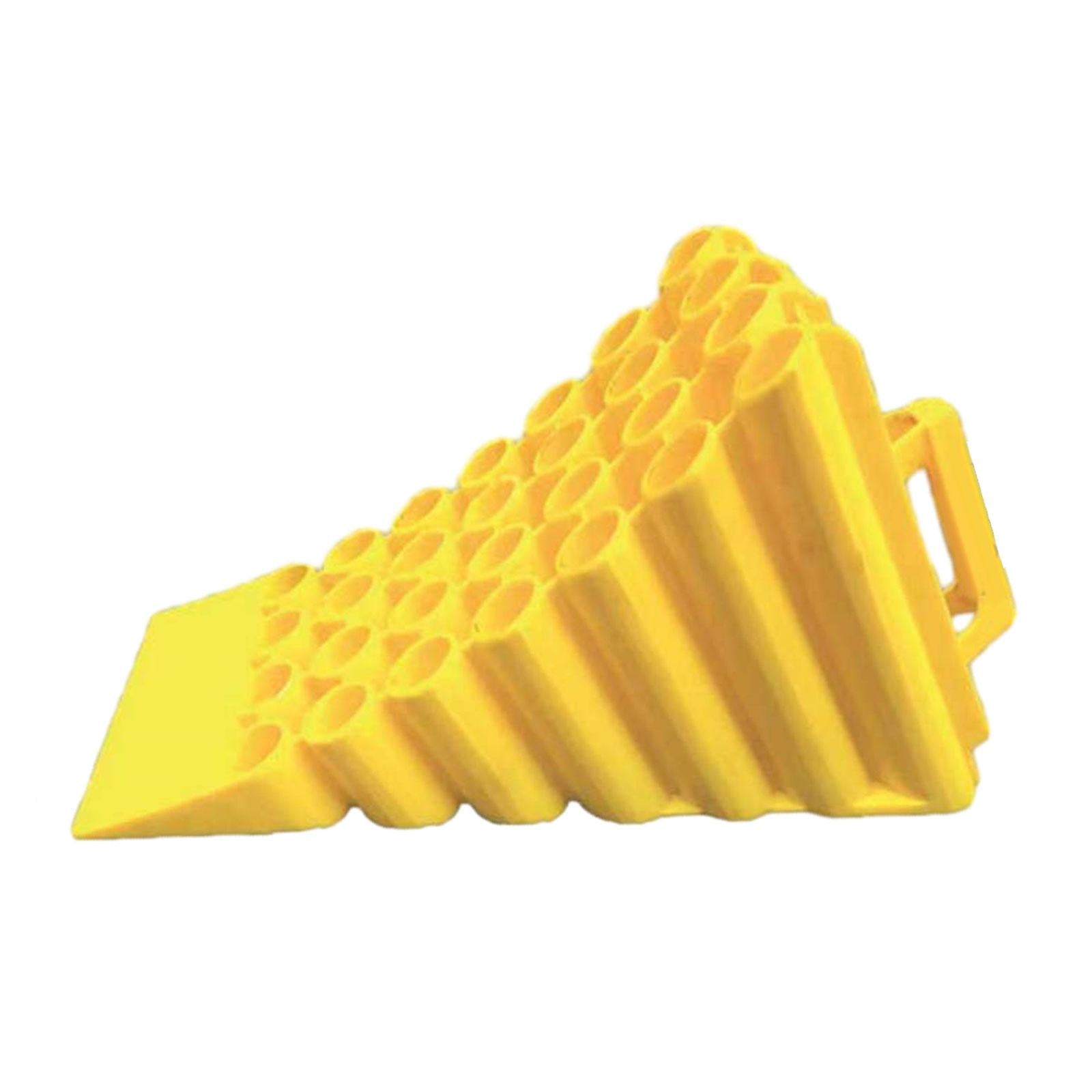 Travel Trailers RV Car Wheel Chock Stopping Device Lightweight Triangle Base 45x25x20cm