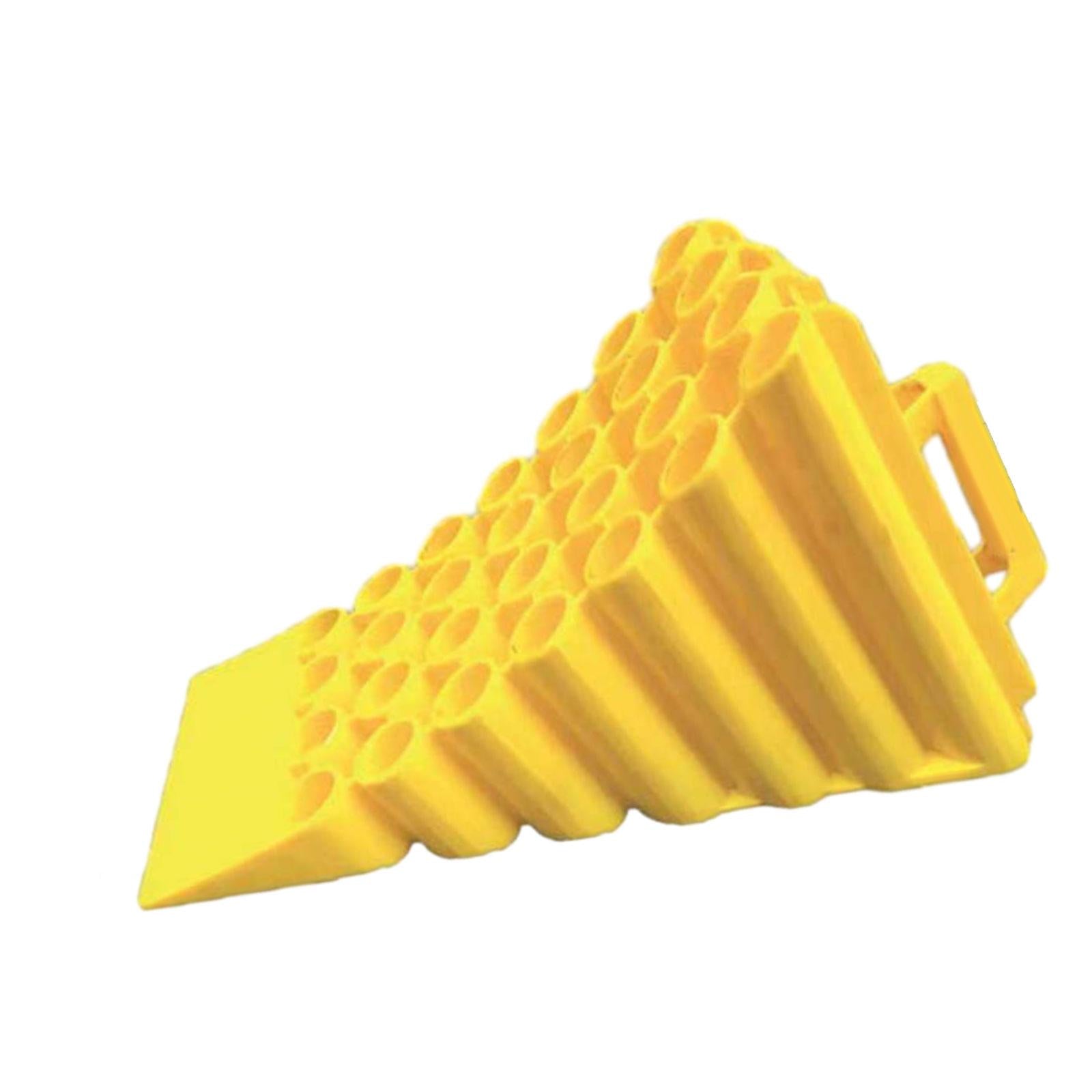 Travel Trailers RV Car Wheel Chock Stopping Device Lightweight Triangle Base 45x25x20cm