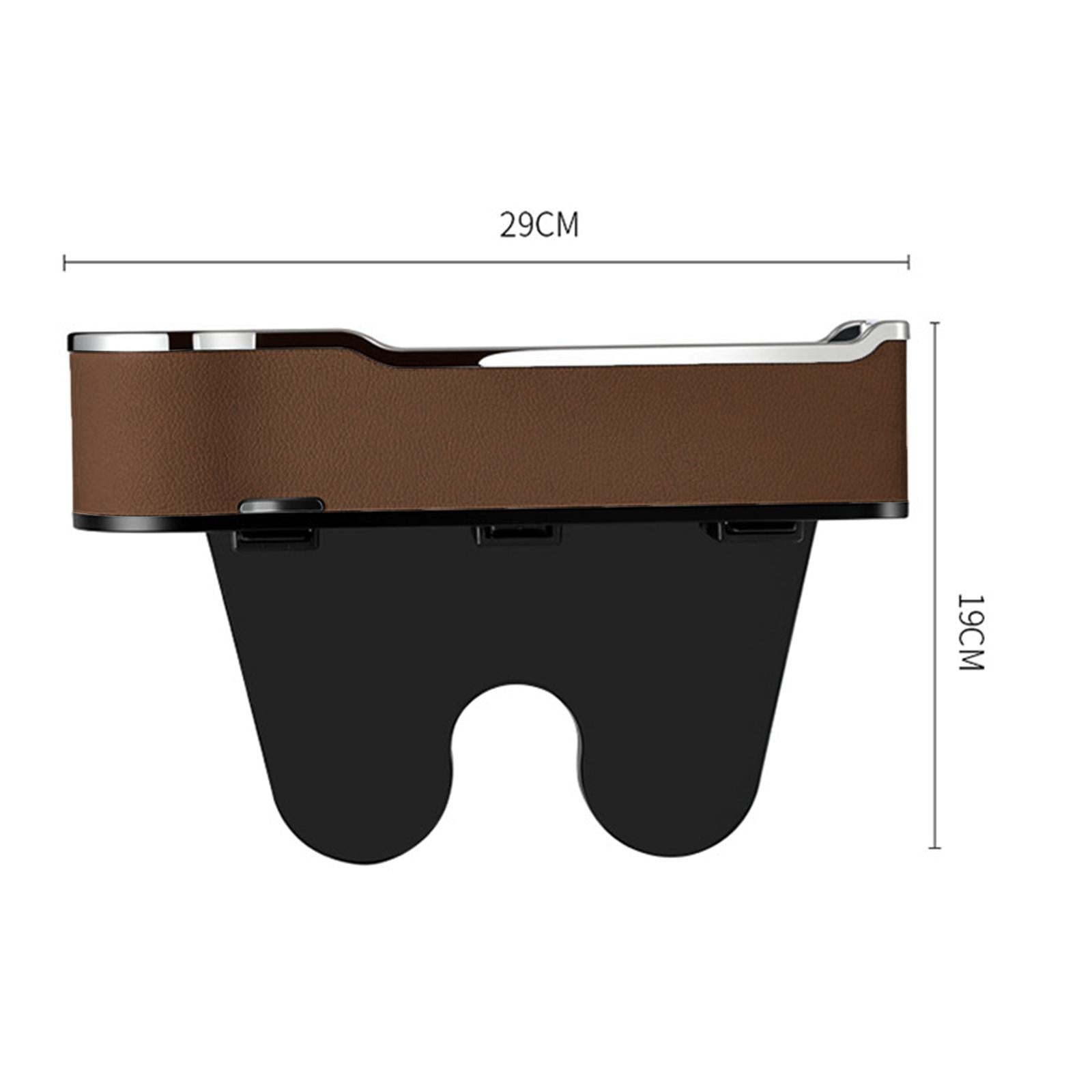 Car Seat Organizer Front Seat Cup Holder Car Seat Gaps Filler Organizer Brown