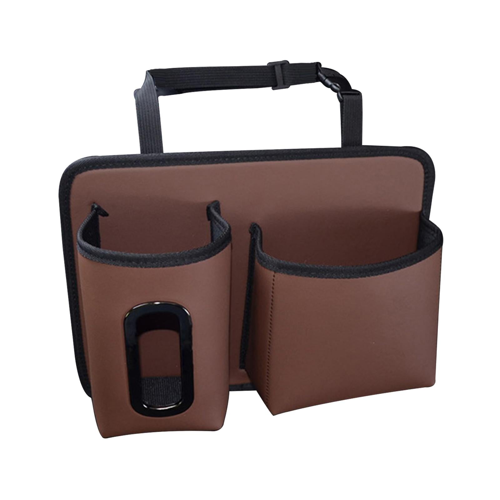 Car Backseat Organizer Hanging Car Back Seat Organizer for Bottles Toys Brown