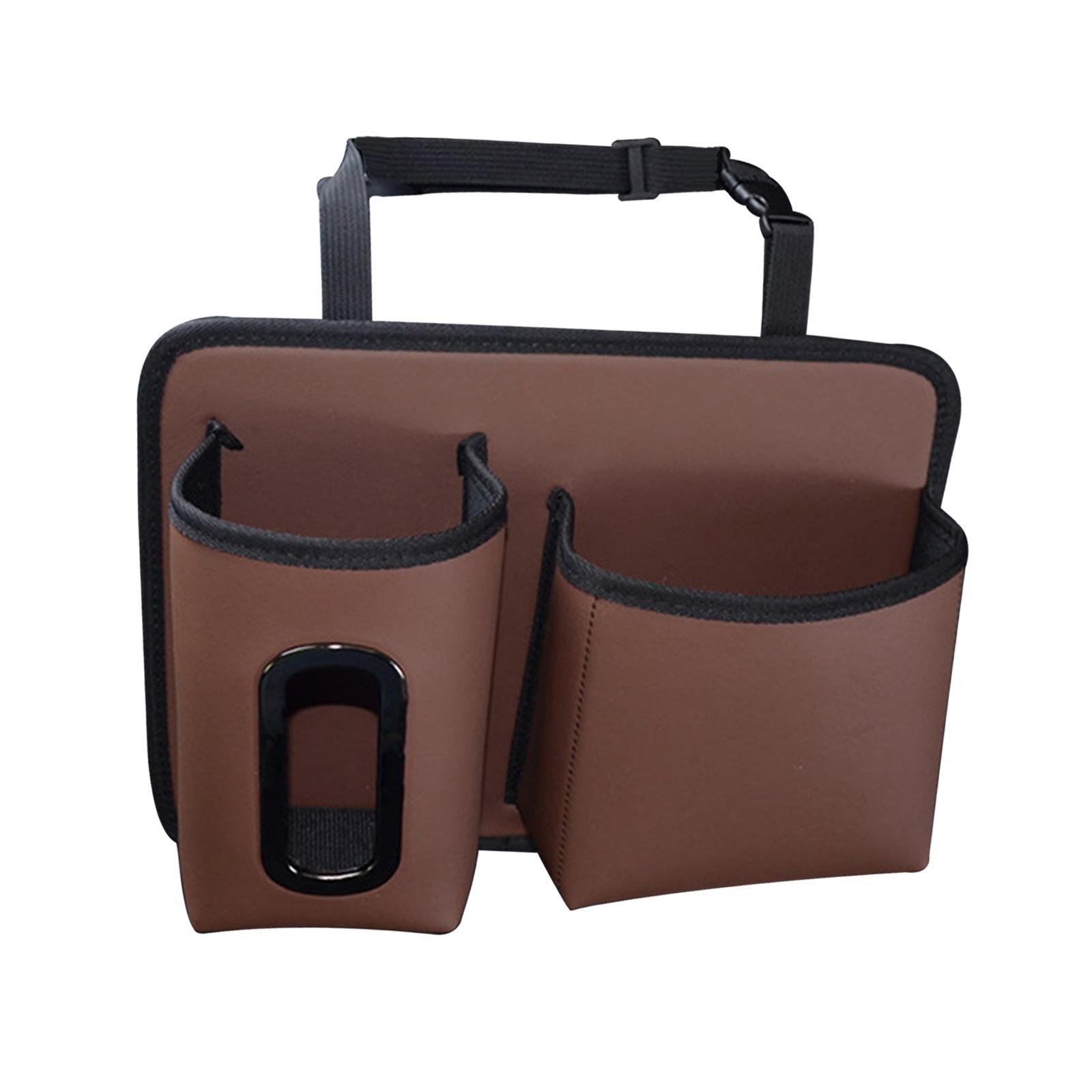 Car Backseat Organizer Hanging Car Back Seat Organizer for Bottles Toys Brown
