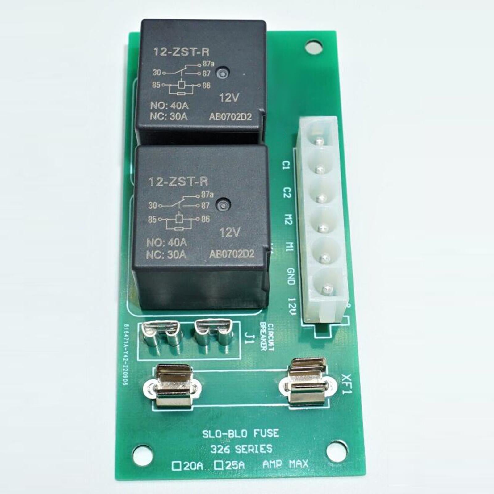 140-1130 Slide Out Relay Control Board Lightweight Power Gear Slow Blow Fuse