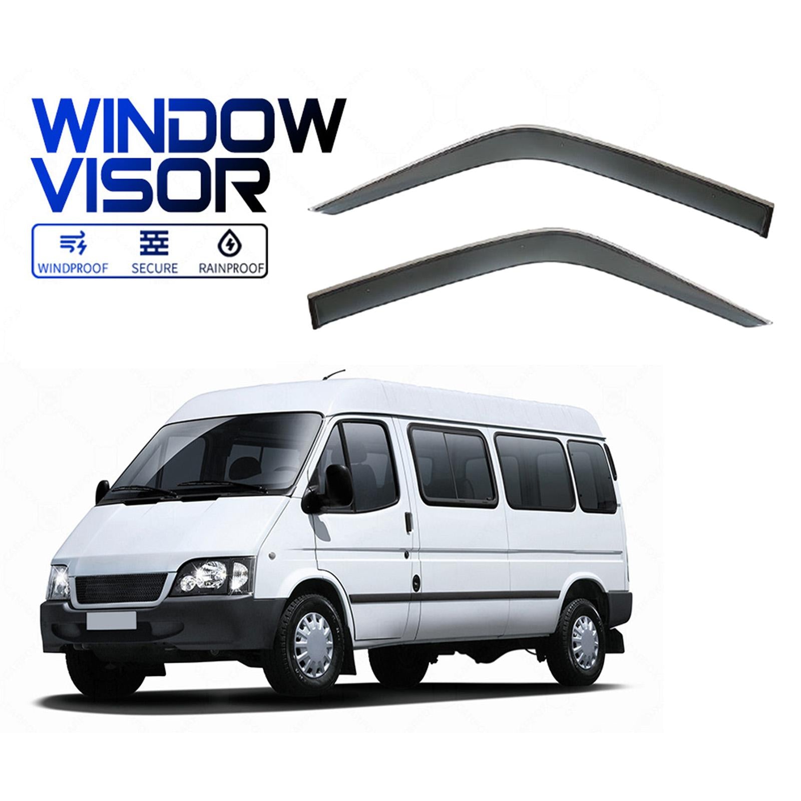 Side Window Visor Deflector Window Visor for Ford Transit MK2 2005