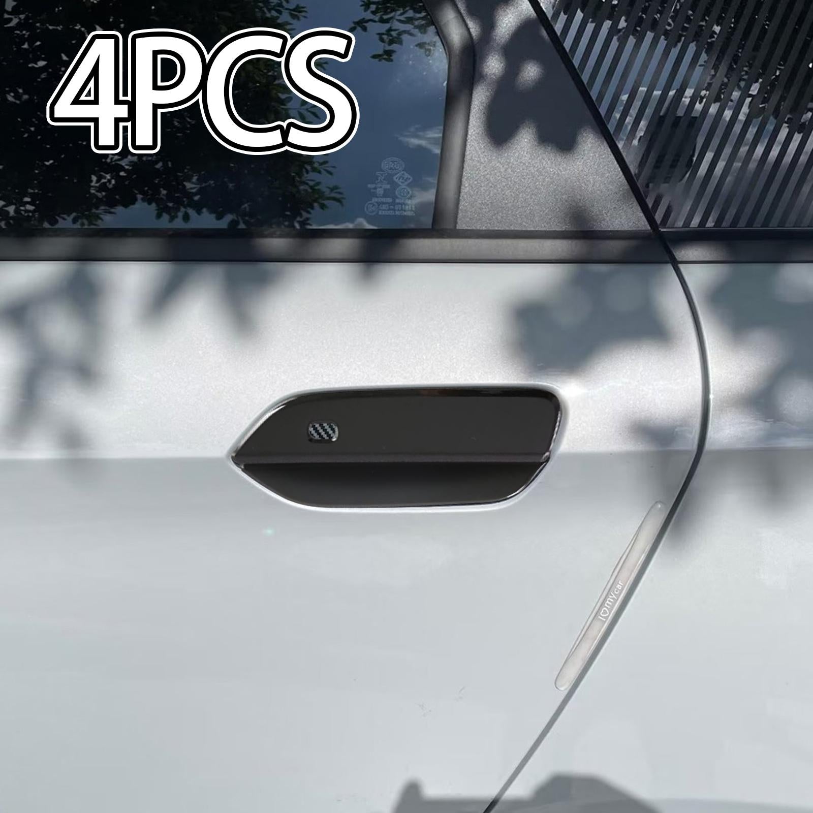 4x Car Door Handle Bowl Covers for Byd Dolphin EV 2023-2024 Glossy black