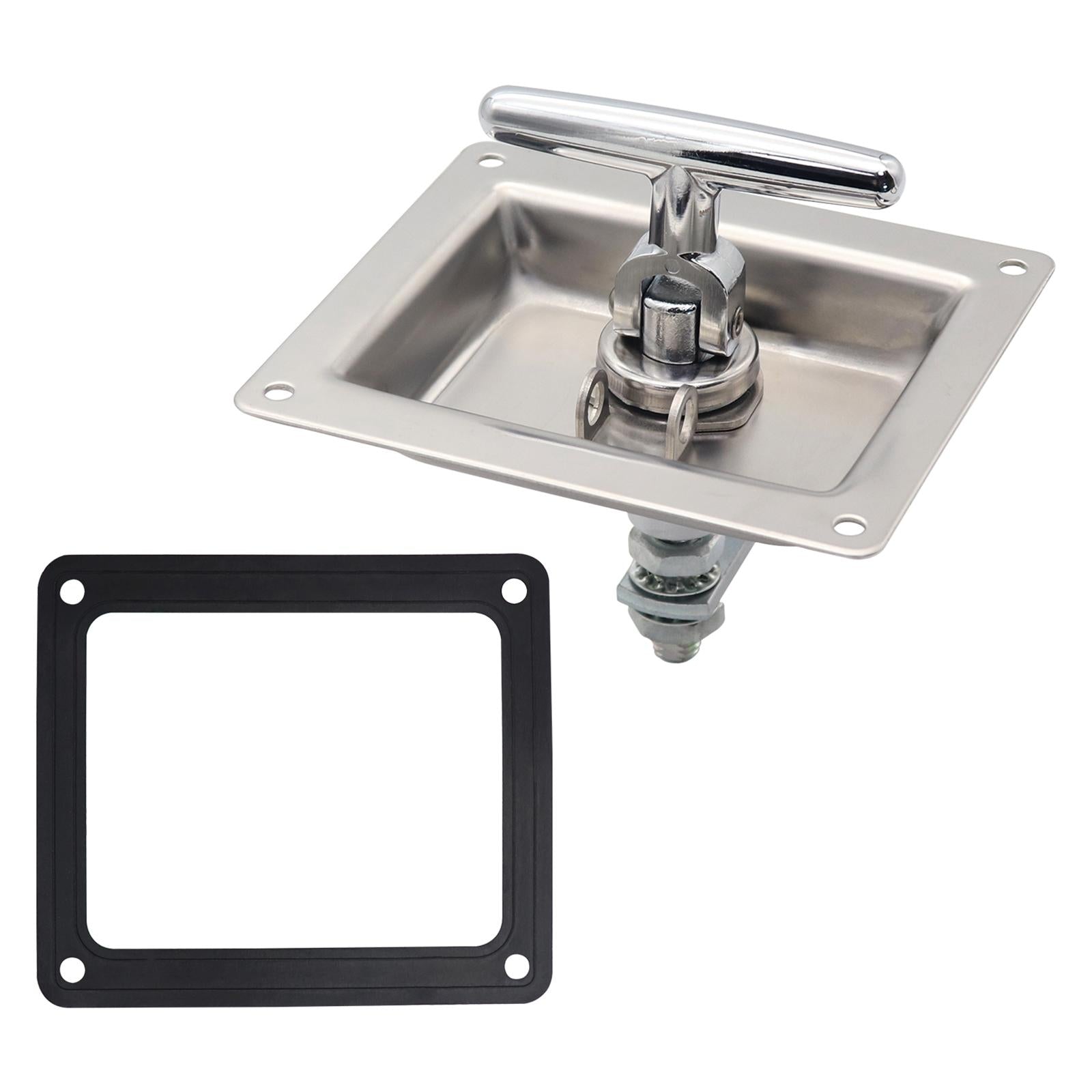Truck Folding T Latch Handle Lock T Type Lock Latch for RV Truck Camper