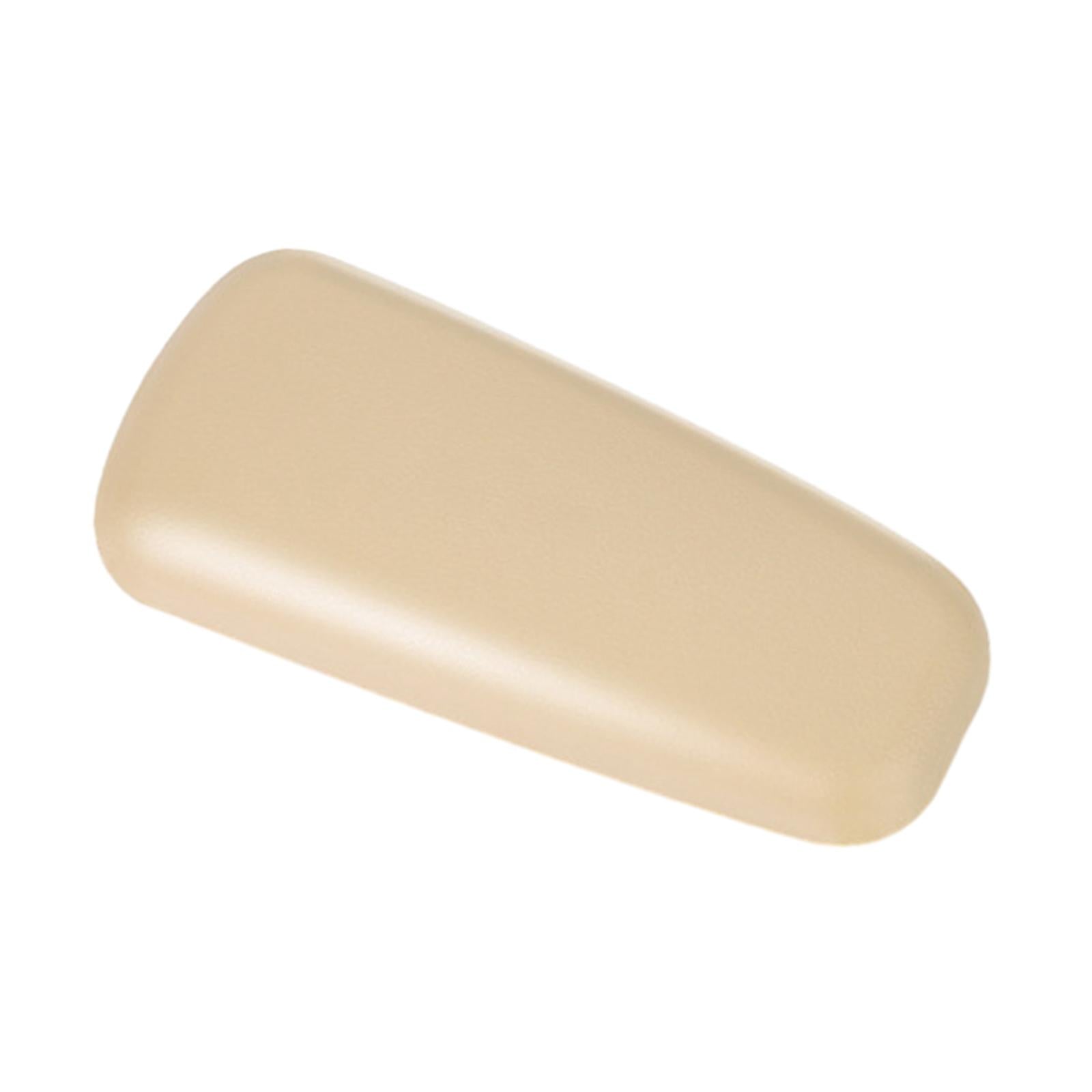 Auto Car Armrest Pad Soft Pad Elbow Pad Interior Accessories PU Leather Beige