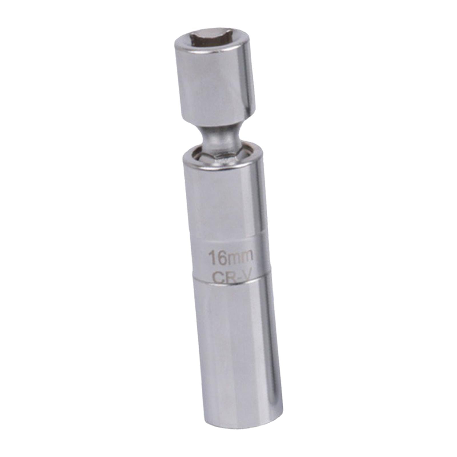 Magnetic Spark Plug Socket 3/8inch Drive 12 Points Wrench Car Repair Swivel 97mm 16mm