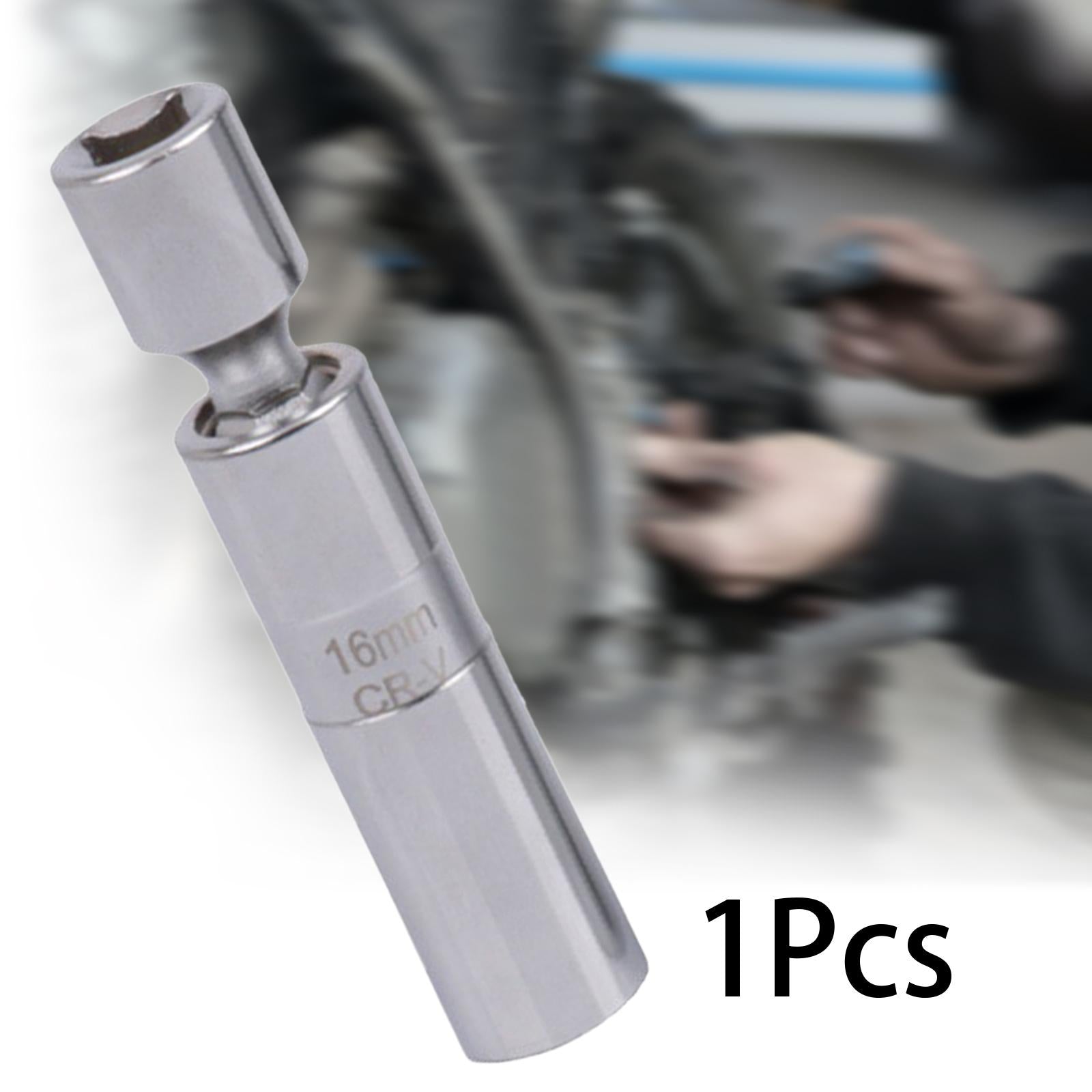 Magnetic Spark Plug Socket 3/8inch Drive 12 Points Wrench Car Repair Swivel 97mm 16mm